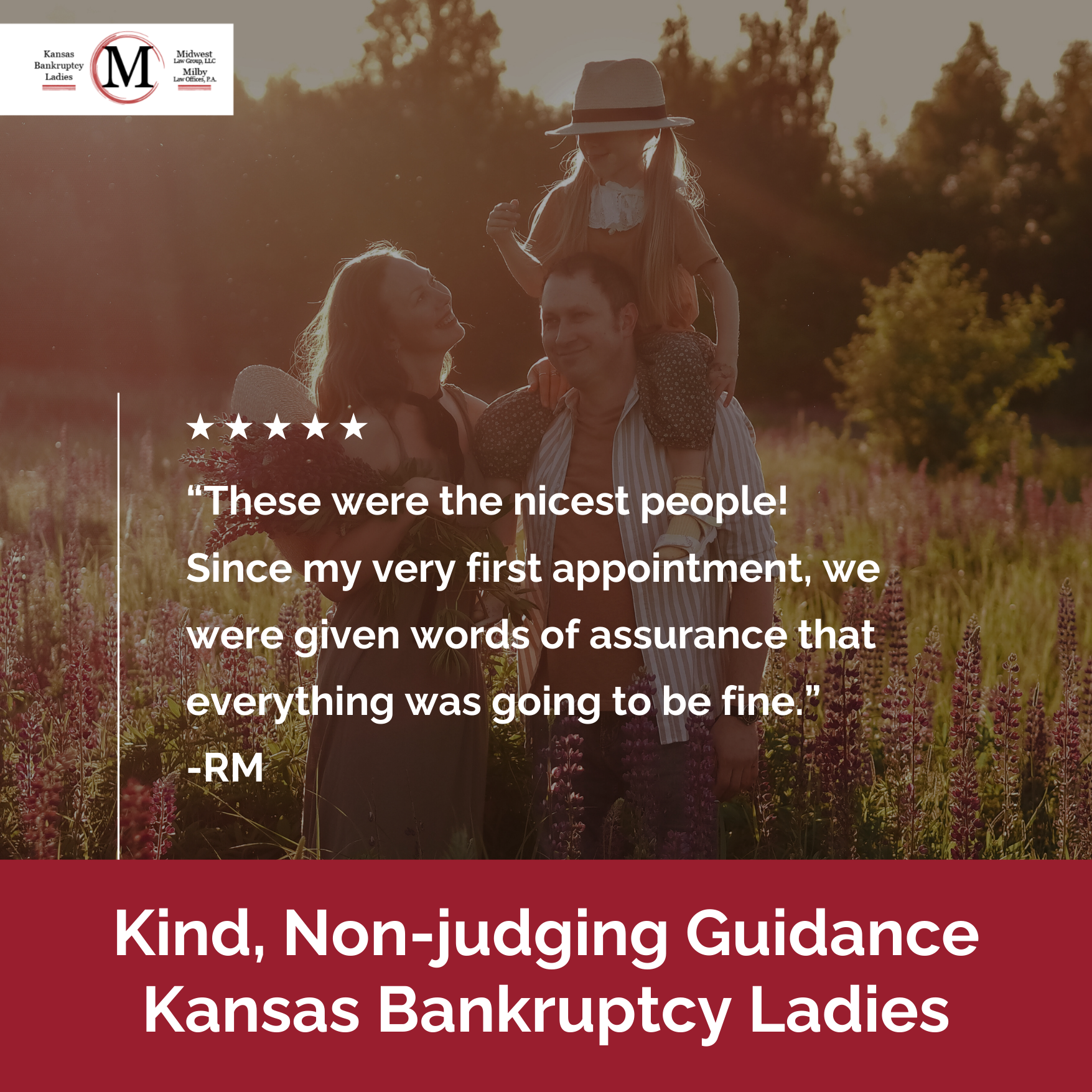 Kansas Bankruptcy Ladies Facebook ad from Dec 15, 2025