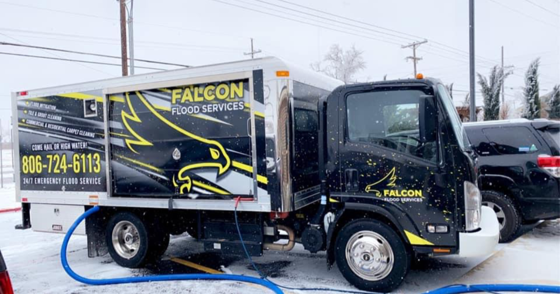 Falcon Flood Services Facebook ad