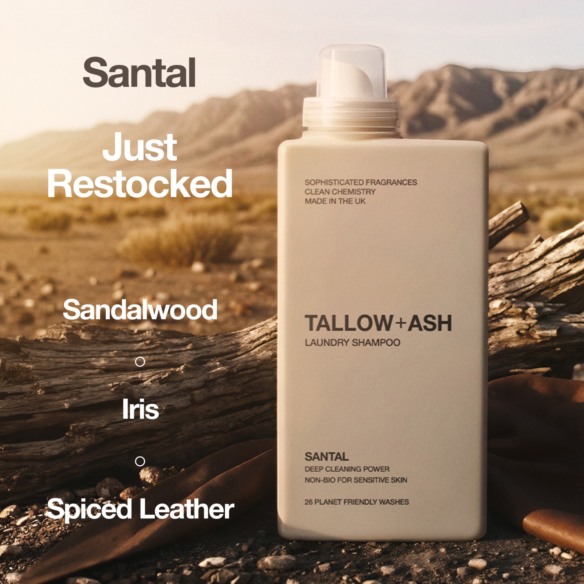 Tallow + Ash Facebook ad