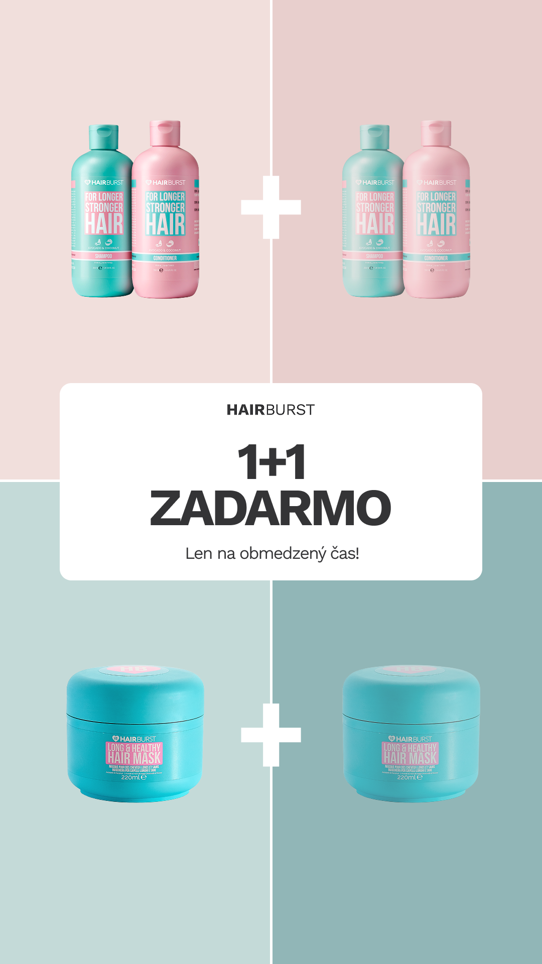 Hairburst SK.CZ Facebook ad