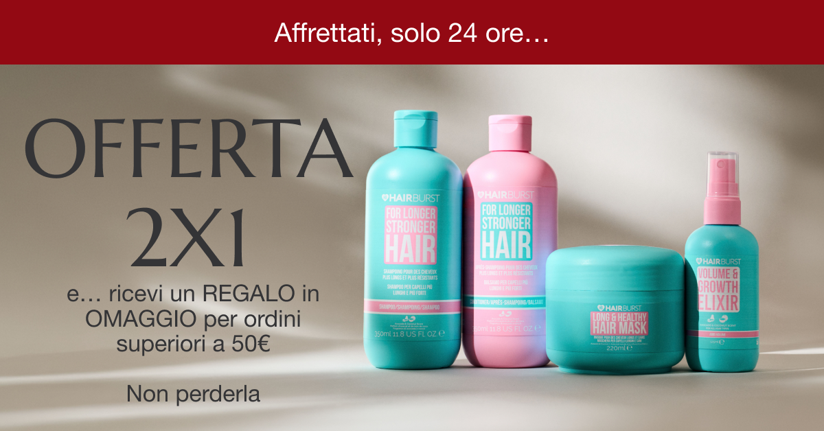 Hairburst Italia Facebook ad