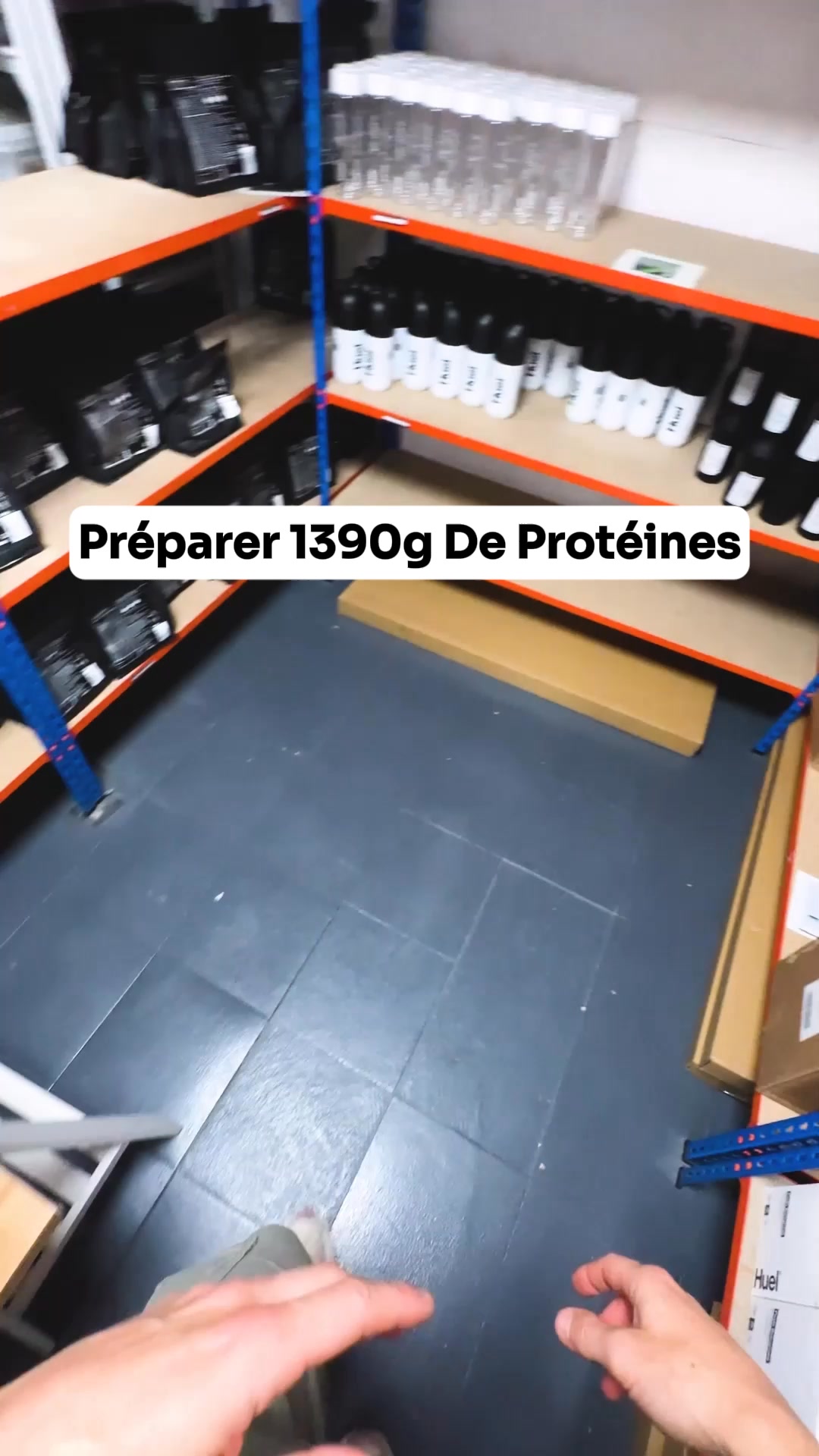 Huel Facebook ad: Des protéines en un temps record