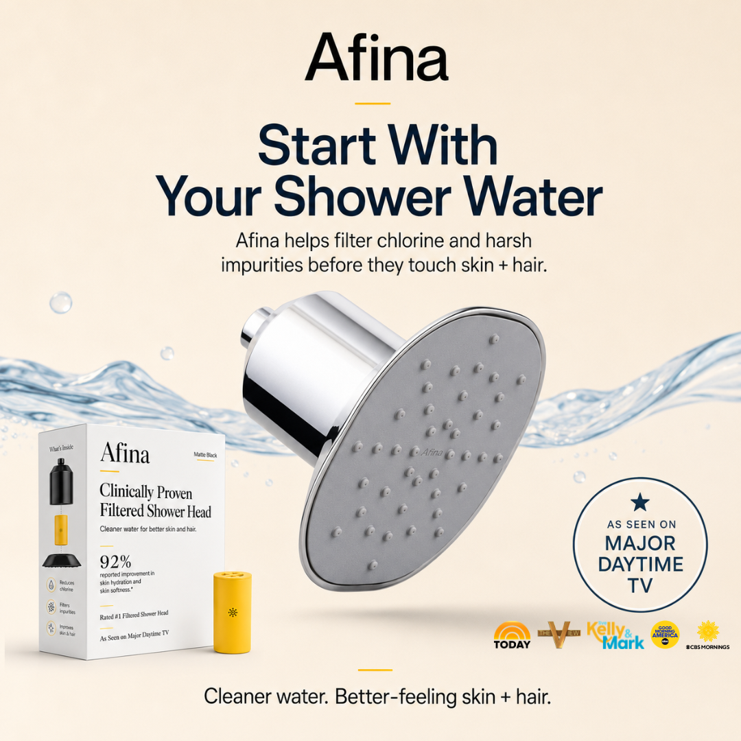 Afina Water Wellness Facebook ad