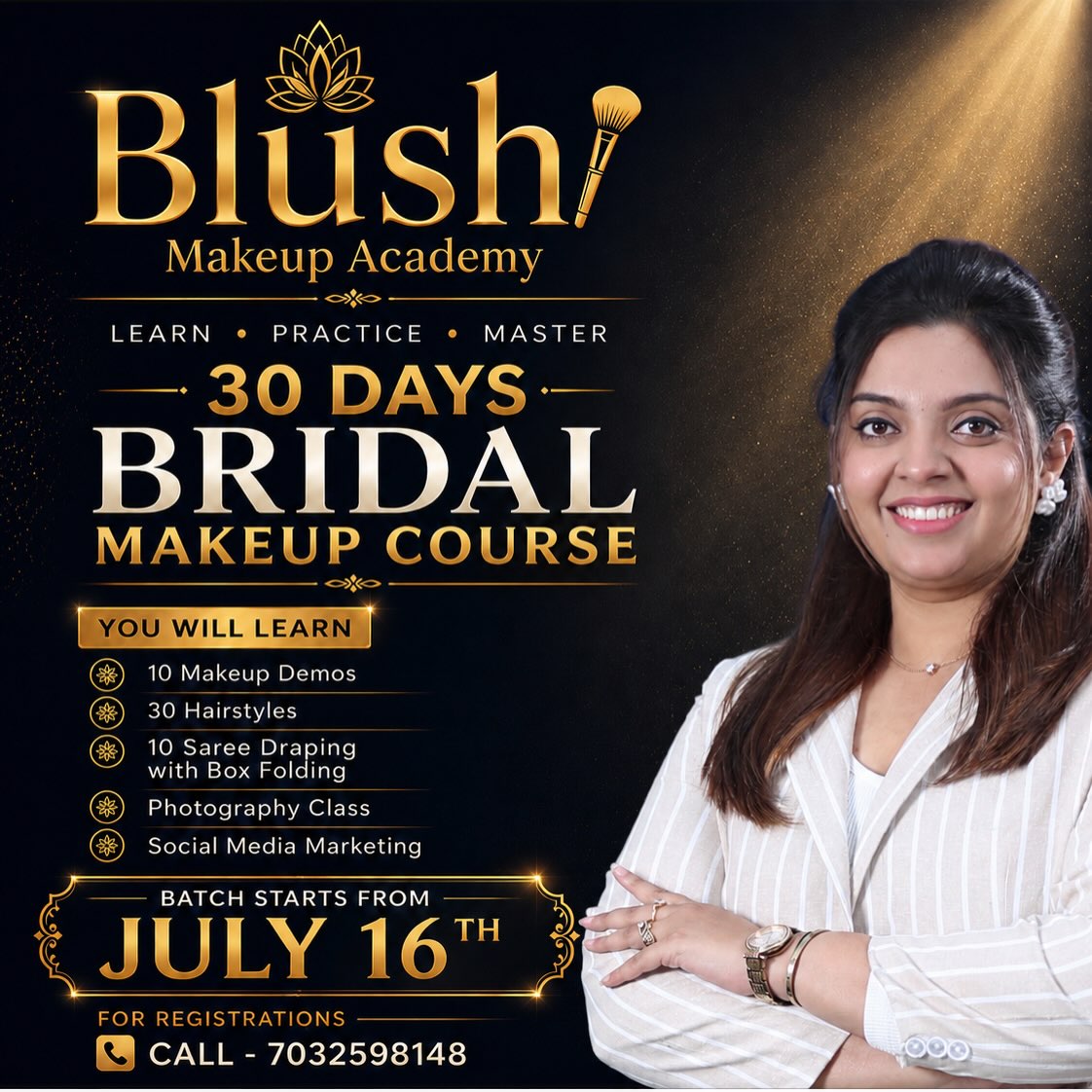 Blush with Brush Facebook ad