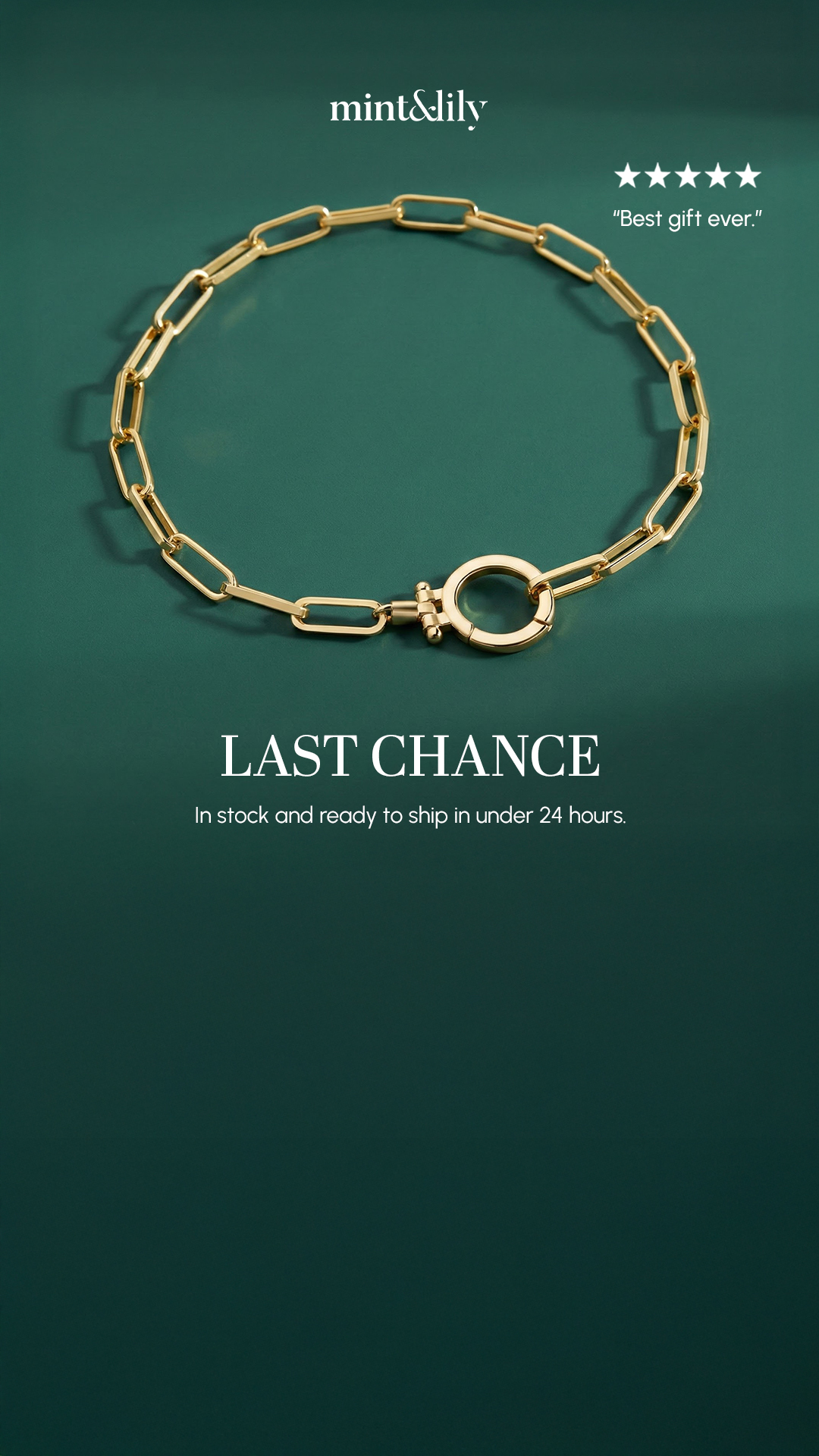 MINT & LILY Facebook ad