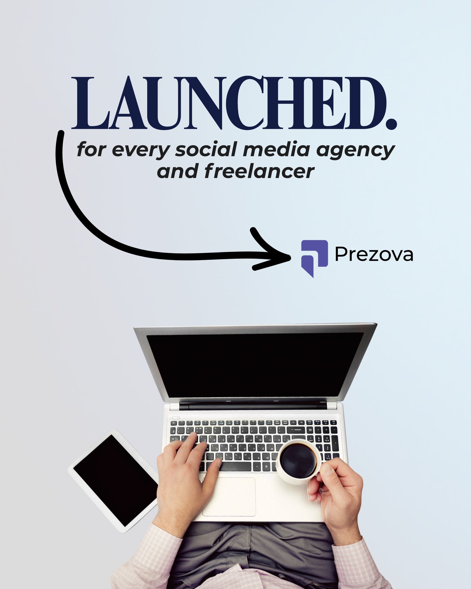 Prezova Facebook ad: Prezova, Client Portals for Digital Marketing Agencies