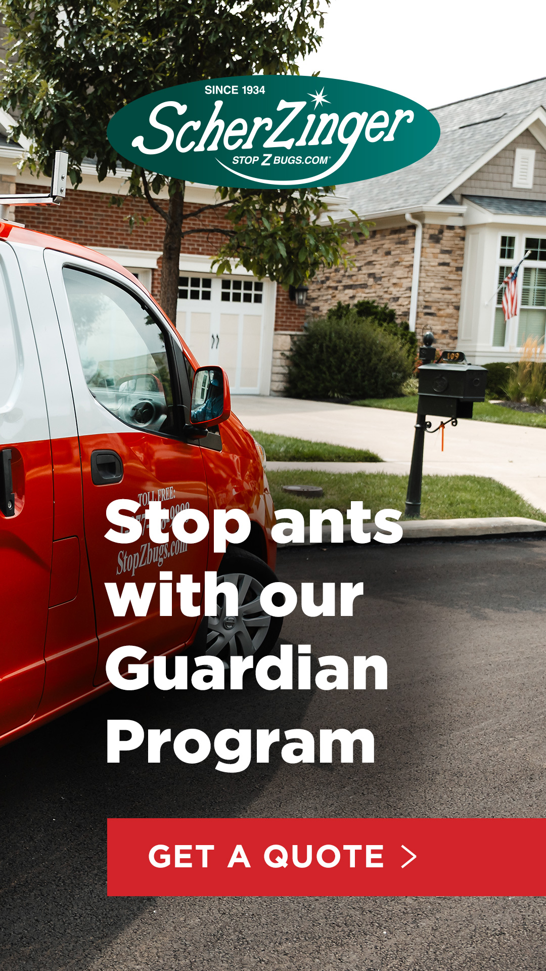 Scherzinger Pest Control Facebook ad from Jun 1, 2026