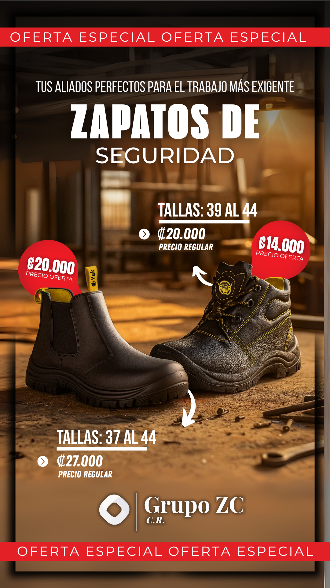 Grupo ZC Facebook ad from Oct 13, 2025