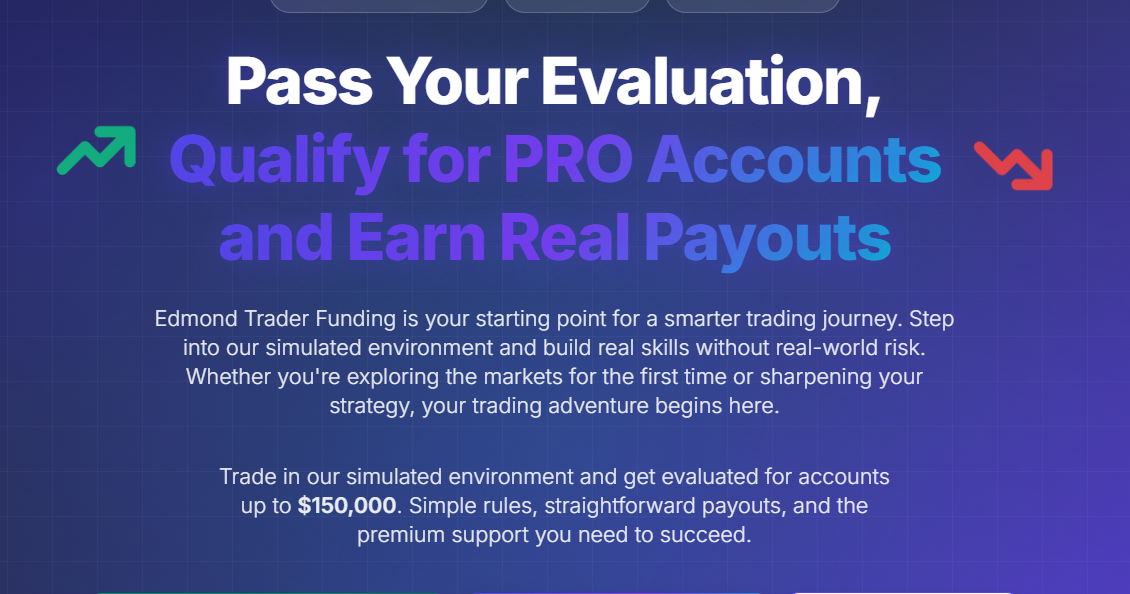 Edmond Trader Funding Facebook ad: Edmond Trader Funding is your starting point for…