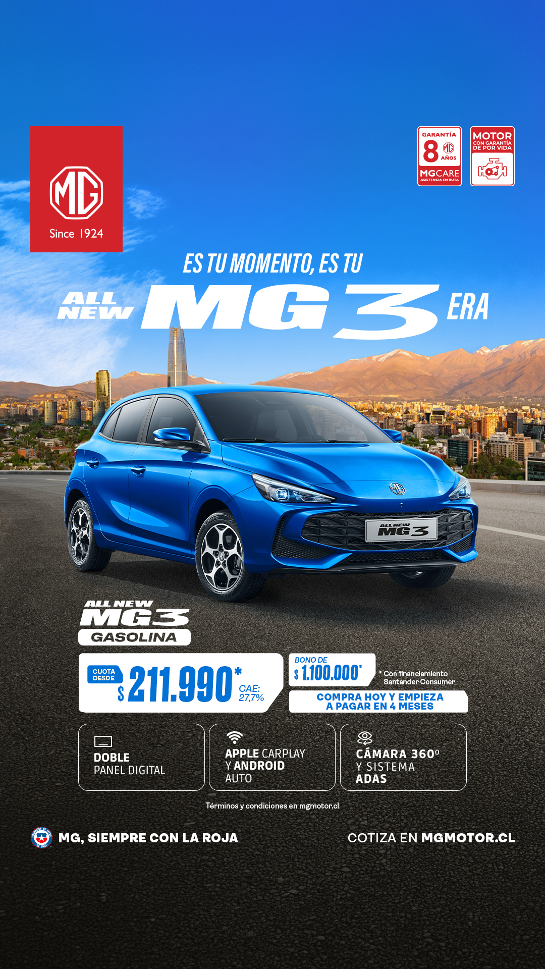 MG Motors Facebook ad