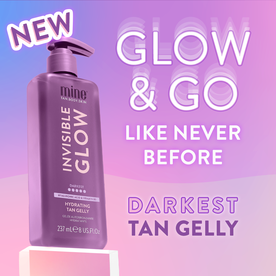 MineTan Body Skin Facebook ad: NEW! Darkest Tan Gelly