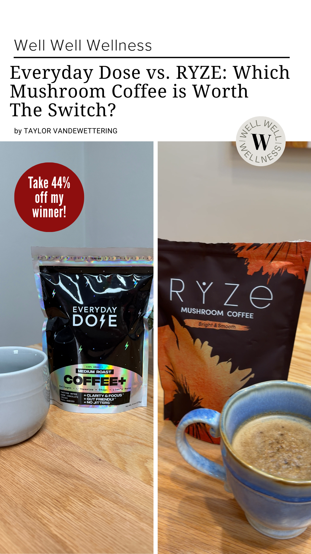 Well Well Wellness Facebook ad