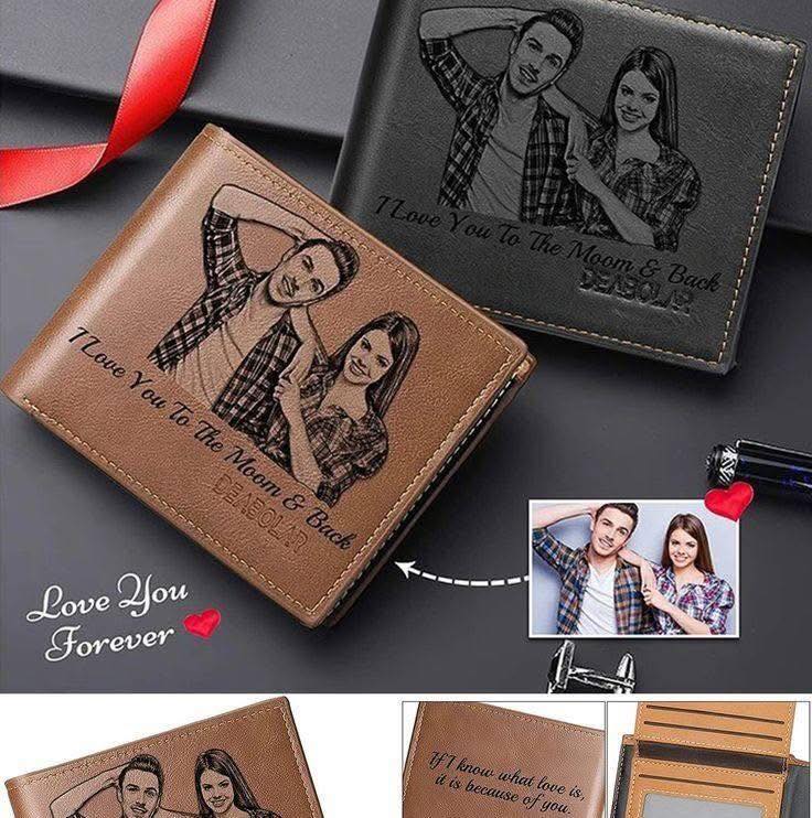 Beaty digital products Facebook ad: *Original Leather Boys and girls Wallet keychains*