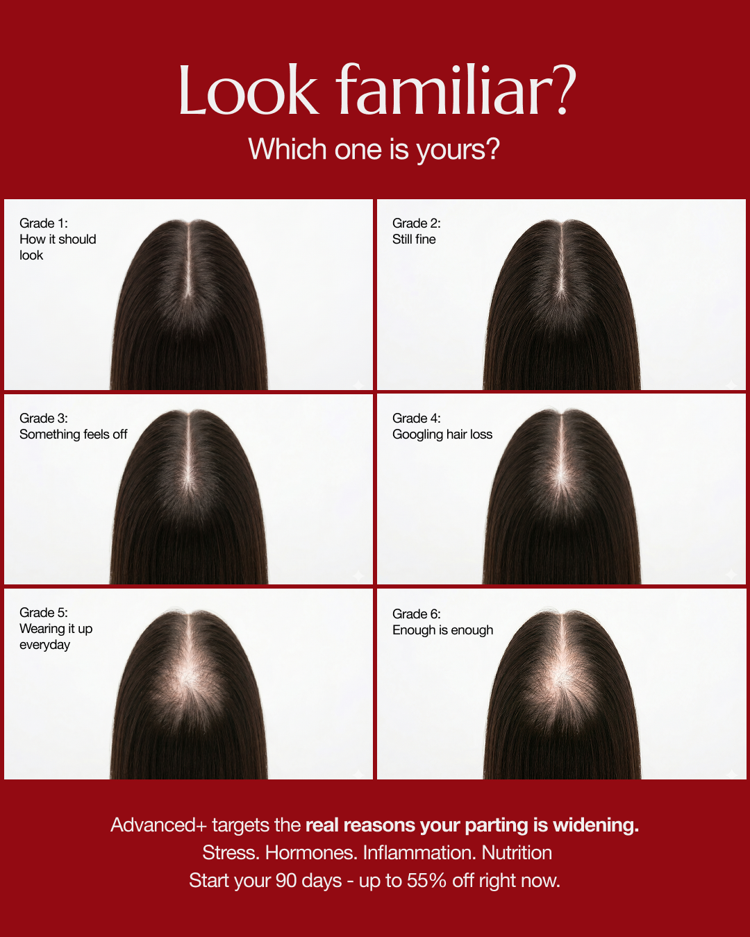 Hairburst Facebook ad