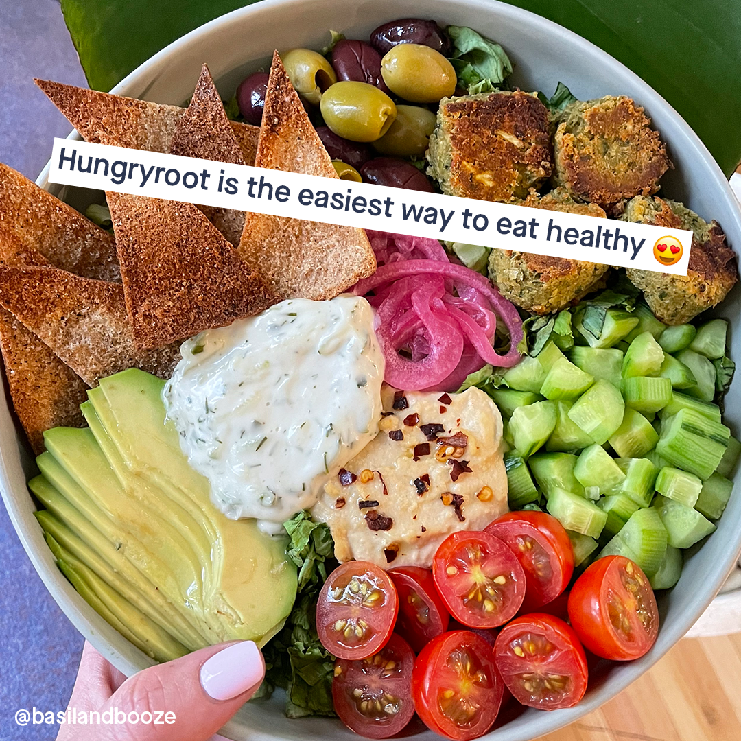 Healthy Eating by Hungryroot Facebook ad: The Easiest Way to Eat Healthy