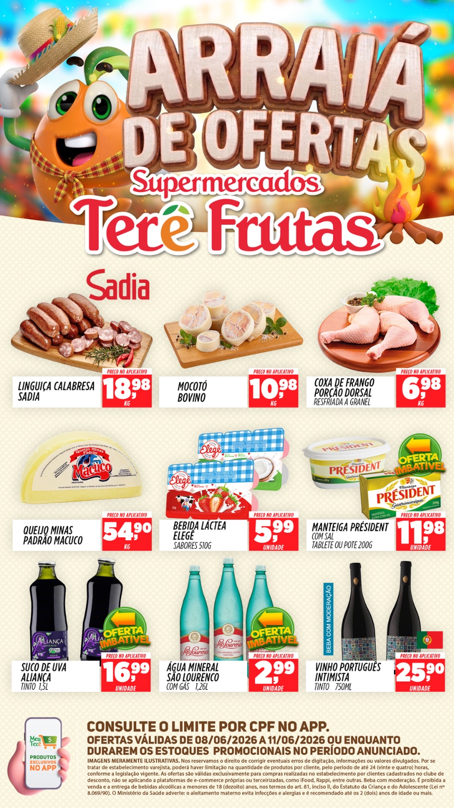 Super Terê Frutas Piabetá Facebook ad