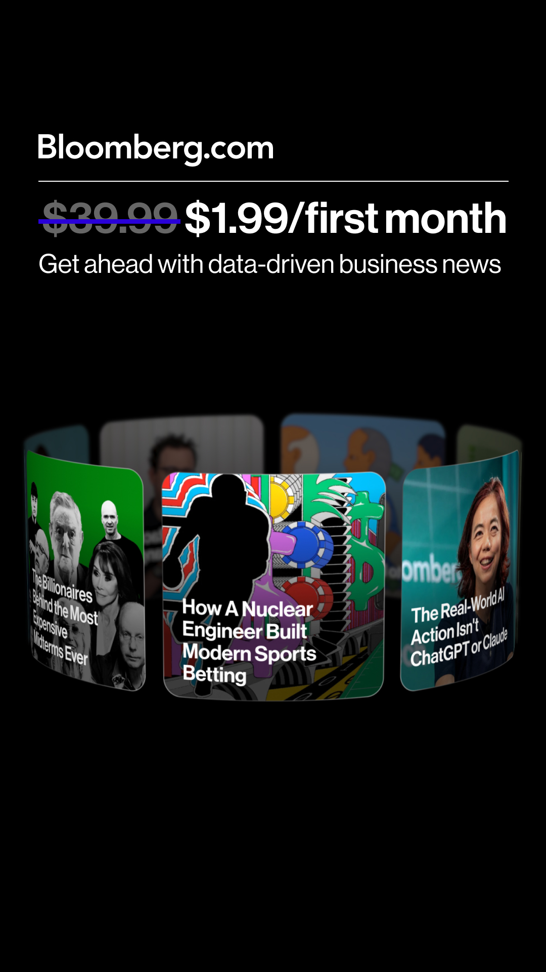 Bloomberg Facebook ad