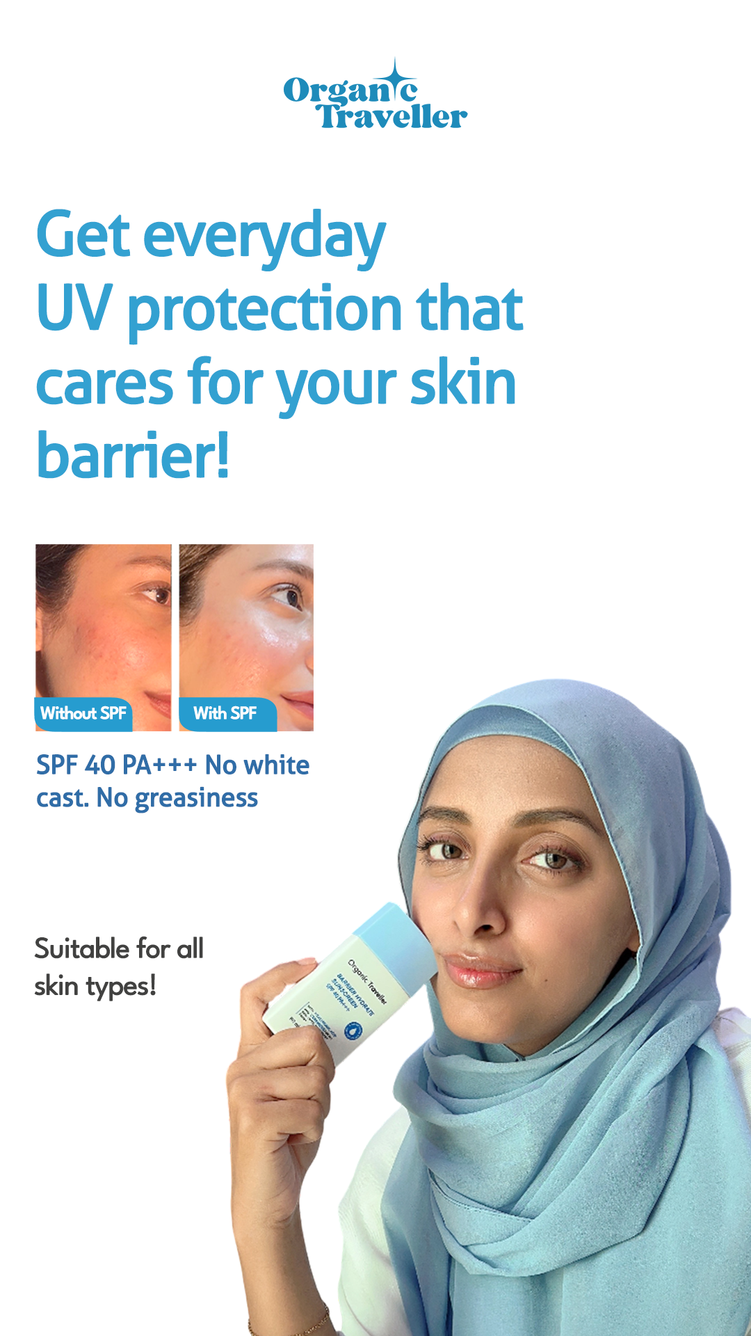 Organic Traveller - Skincare Facebook ad