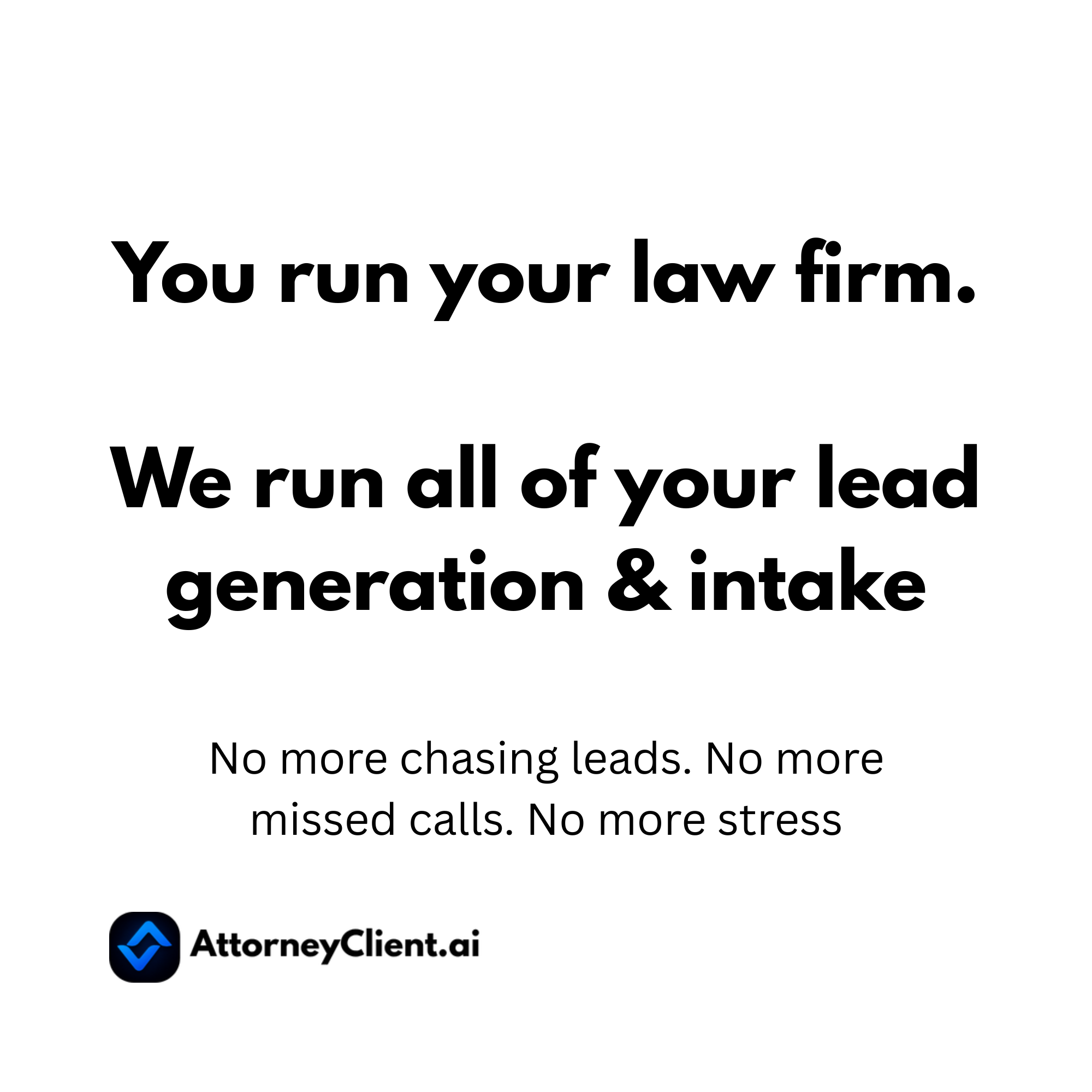 Attorney Alert Facebook ad: Attorneys: 30+ Exclusive Case Inquiries Booked Onto Your…