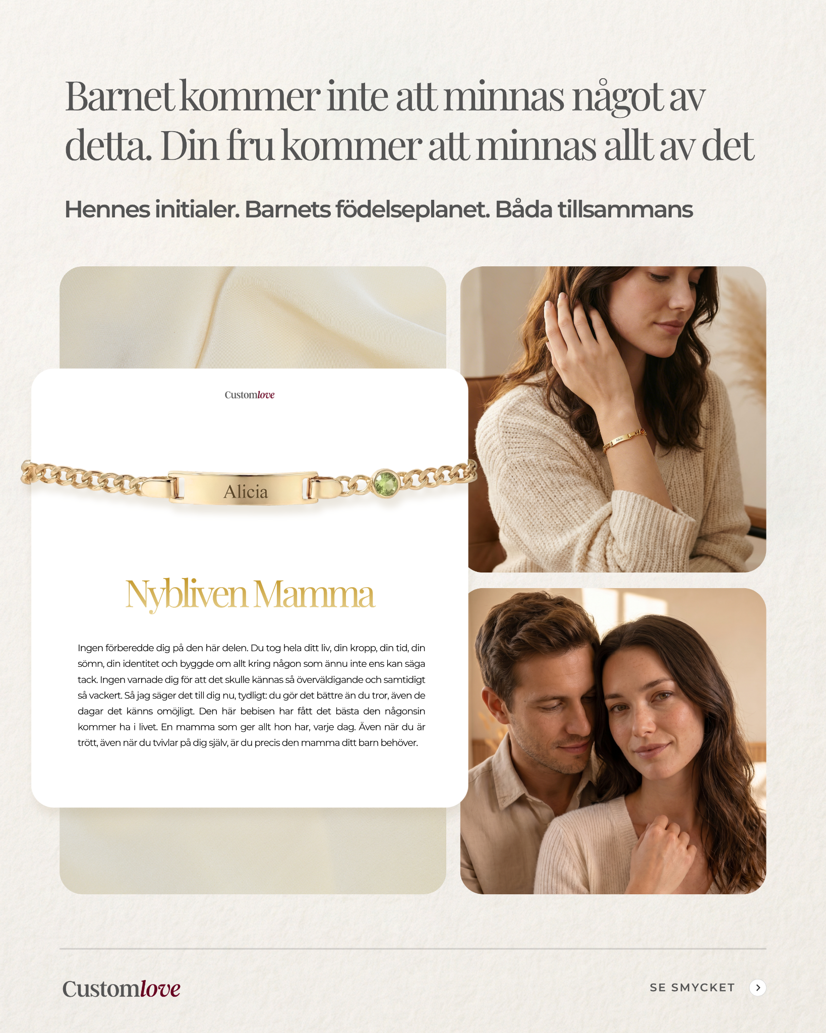 Customlove Facebook ad