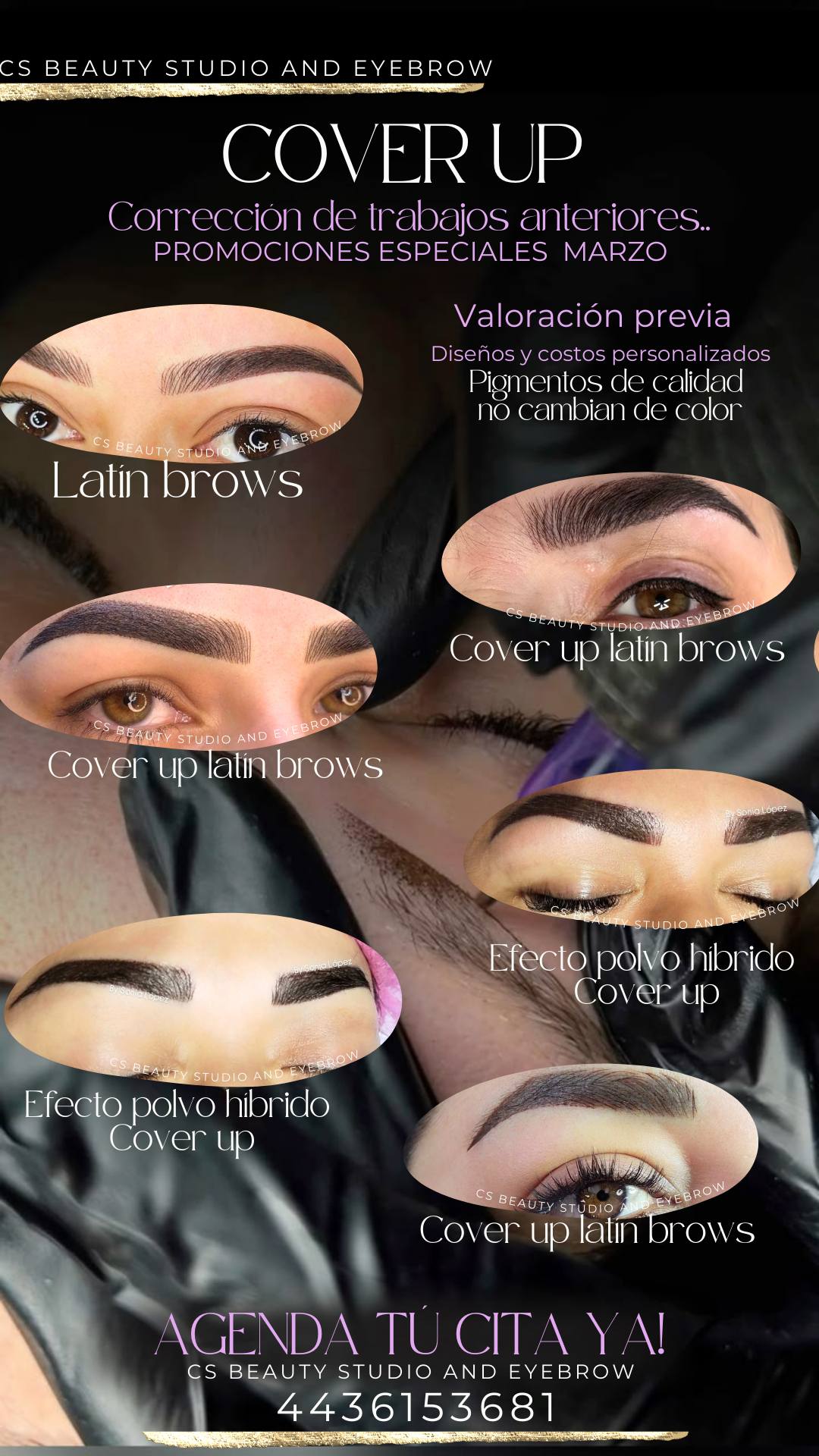Cs beauty and nails Morelia Facebook ad: CS BEAUTY STUDIO AND EYEBROW