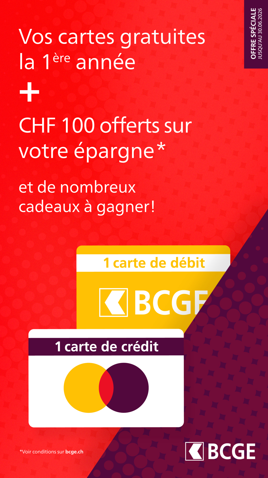 BCGE-officiel Facebook ad from May 4, 2026