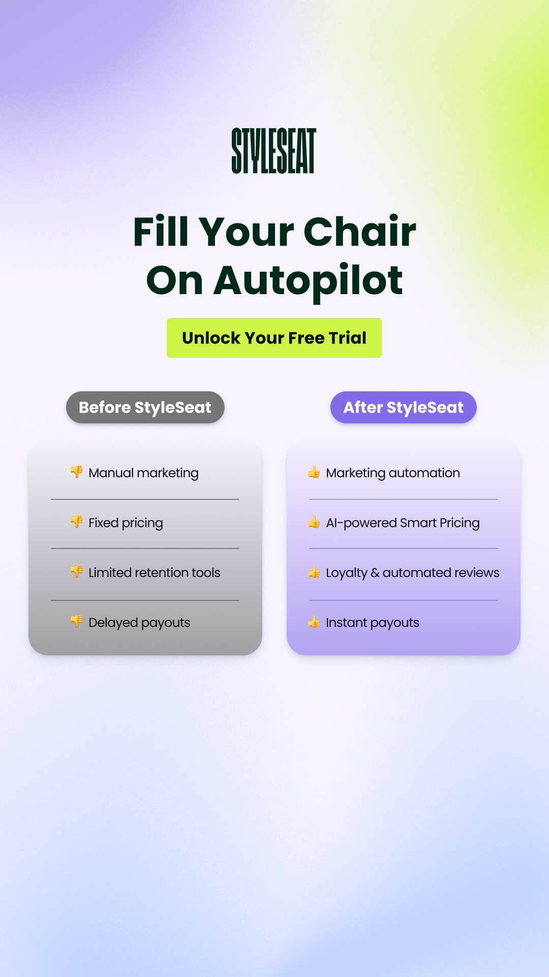 StyleSeat Facebook ad: #1 Salon Scheduling Software