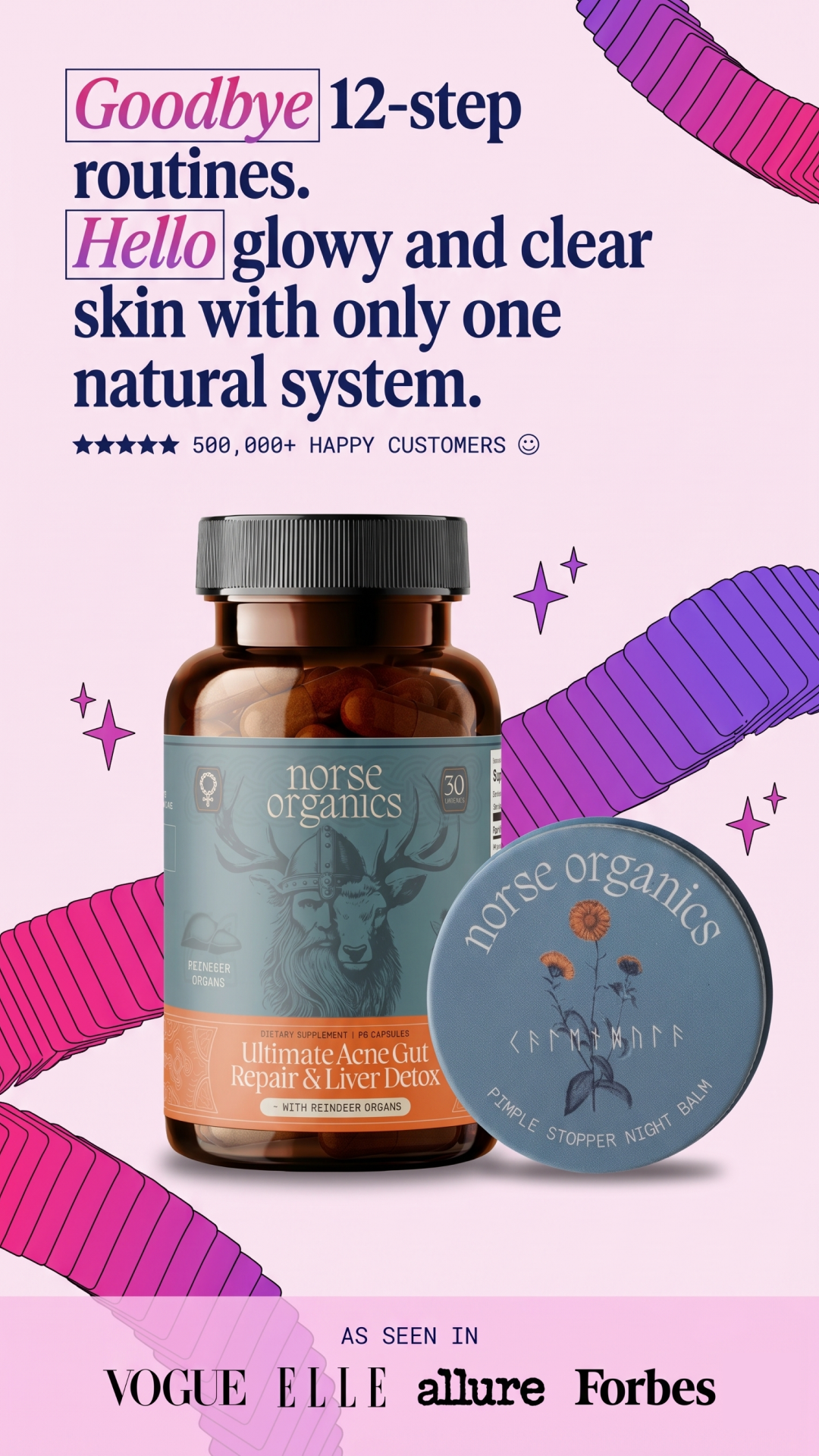 Norse Organics Facebook ad