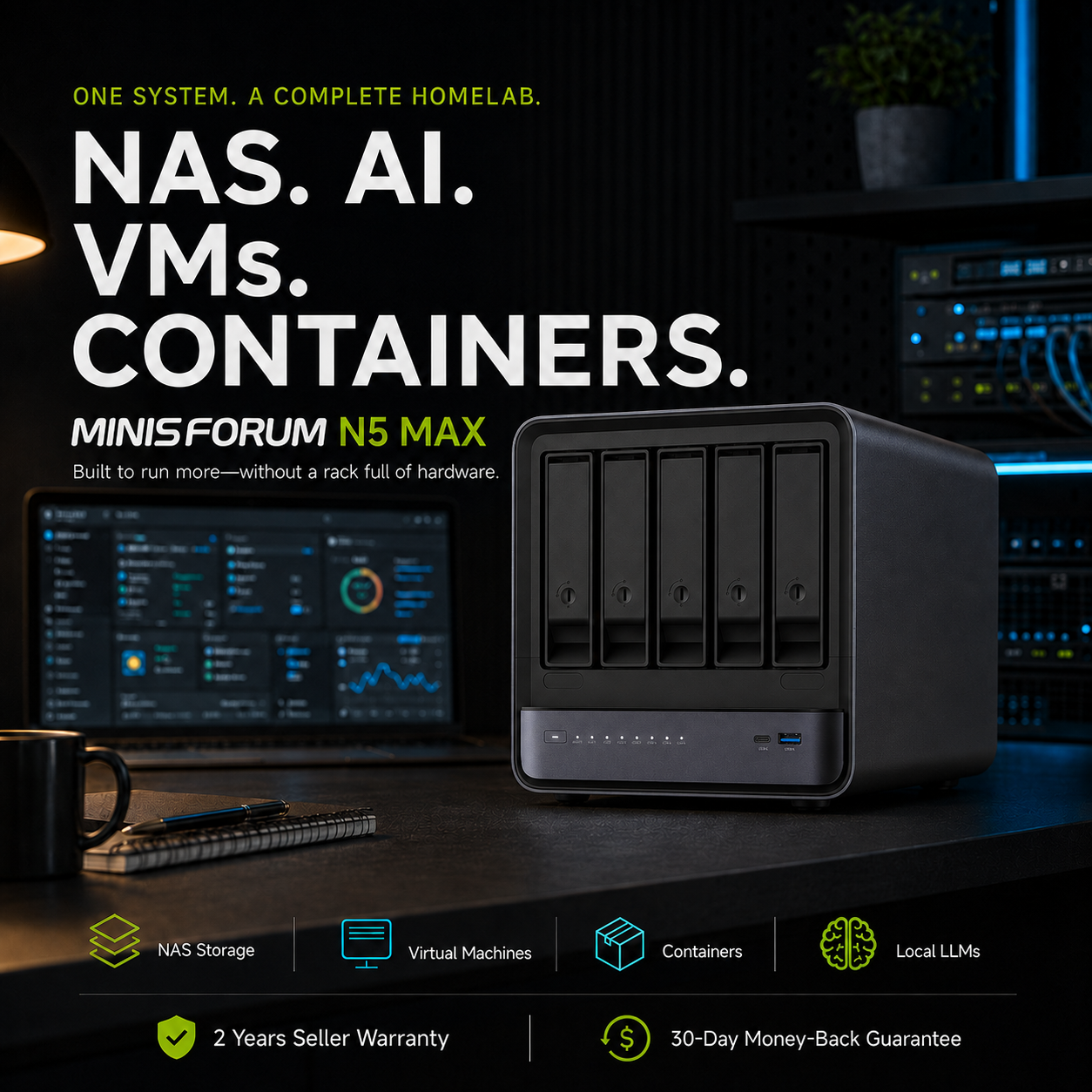 MINISFORUM Facebook ad: Private Local AI Starts Here