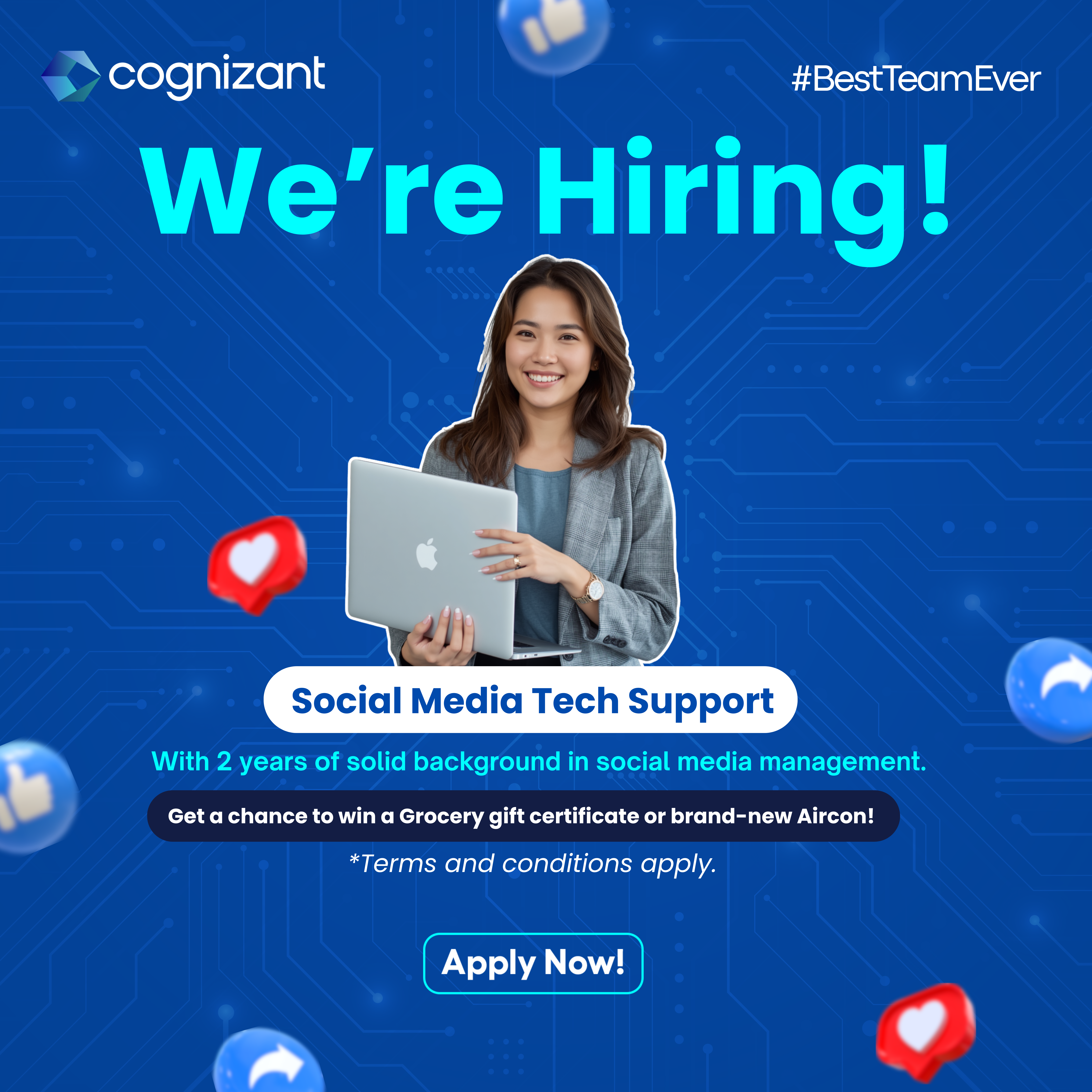 Cognizant Philippines Facebook ad