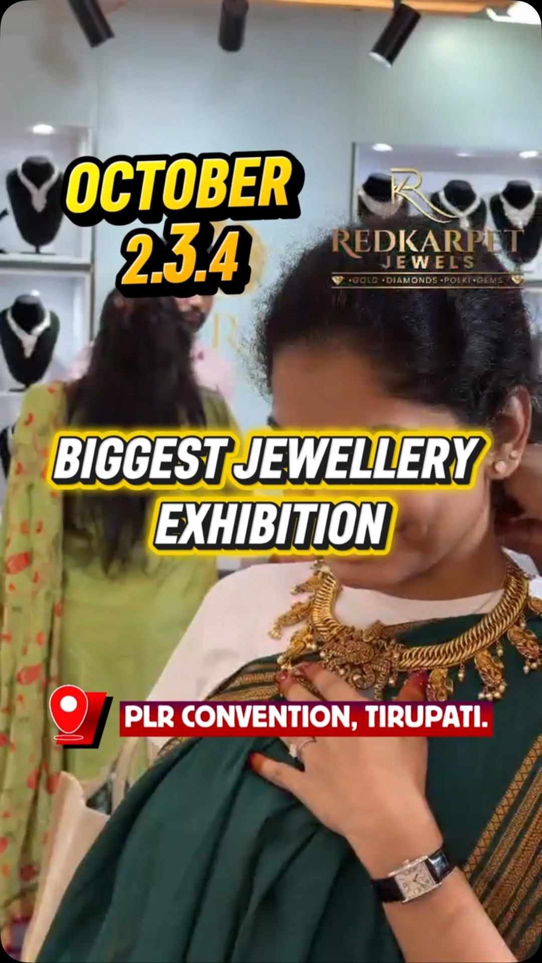 Redkarpet Facebook ad: Hello Brides of TIRUPATHI!