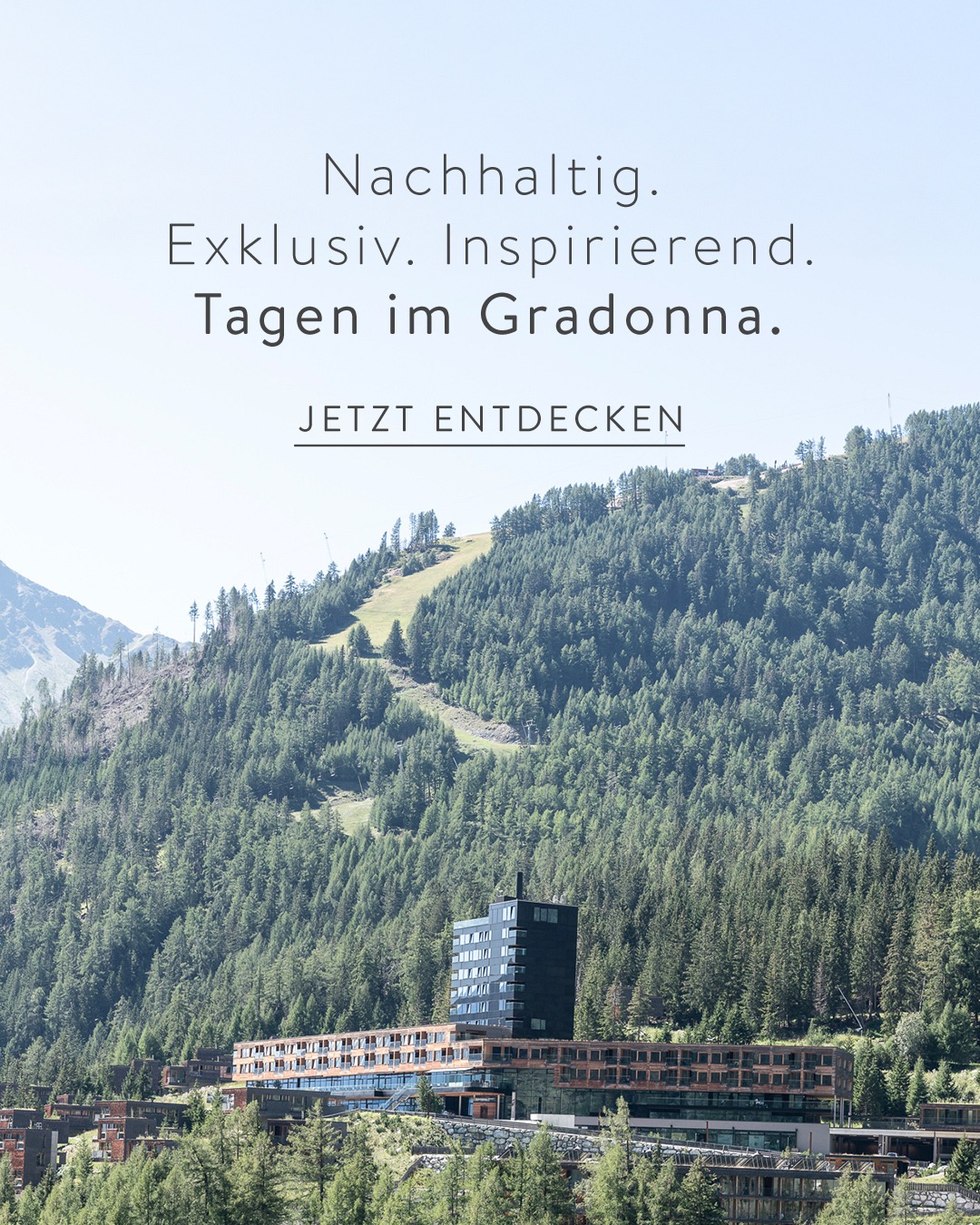 Gradonna Mountain Resort Facebook ad