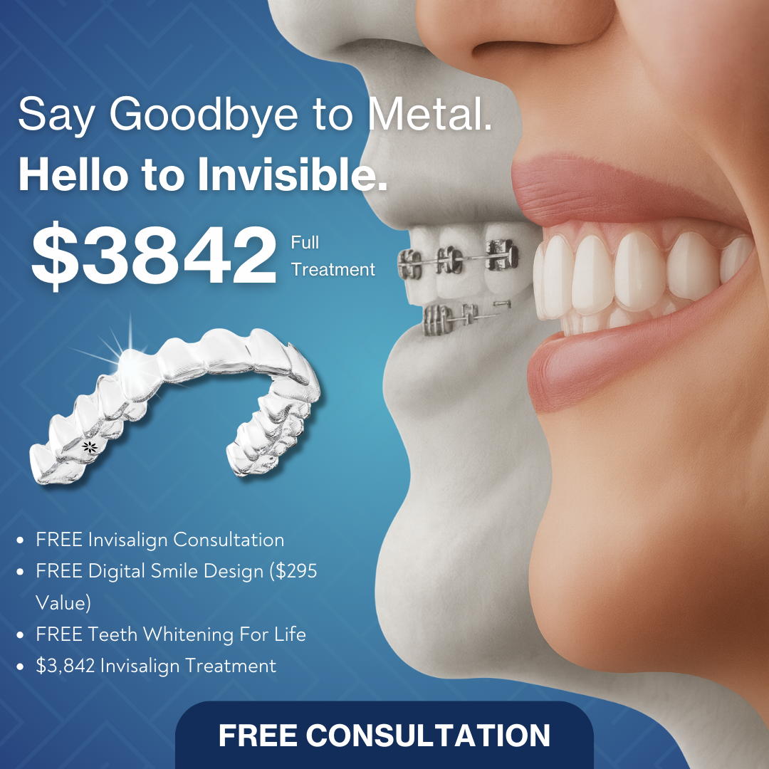 Elan Dental of South Riding Facebook ad: Invisalign for Just $3,842, GET OFFER NOW!