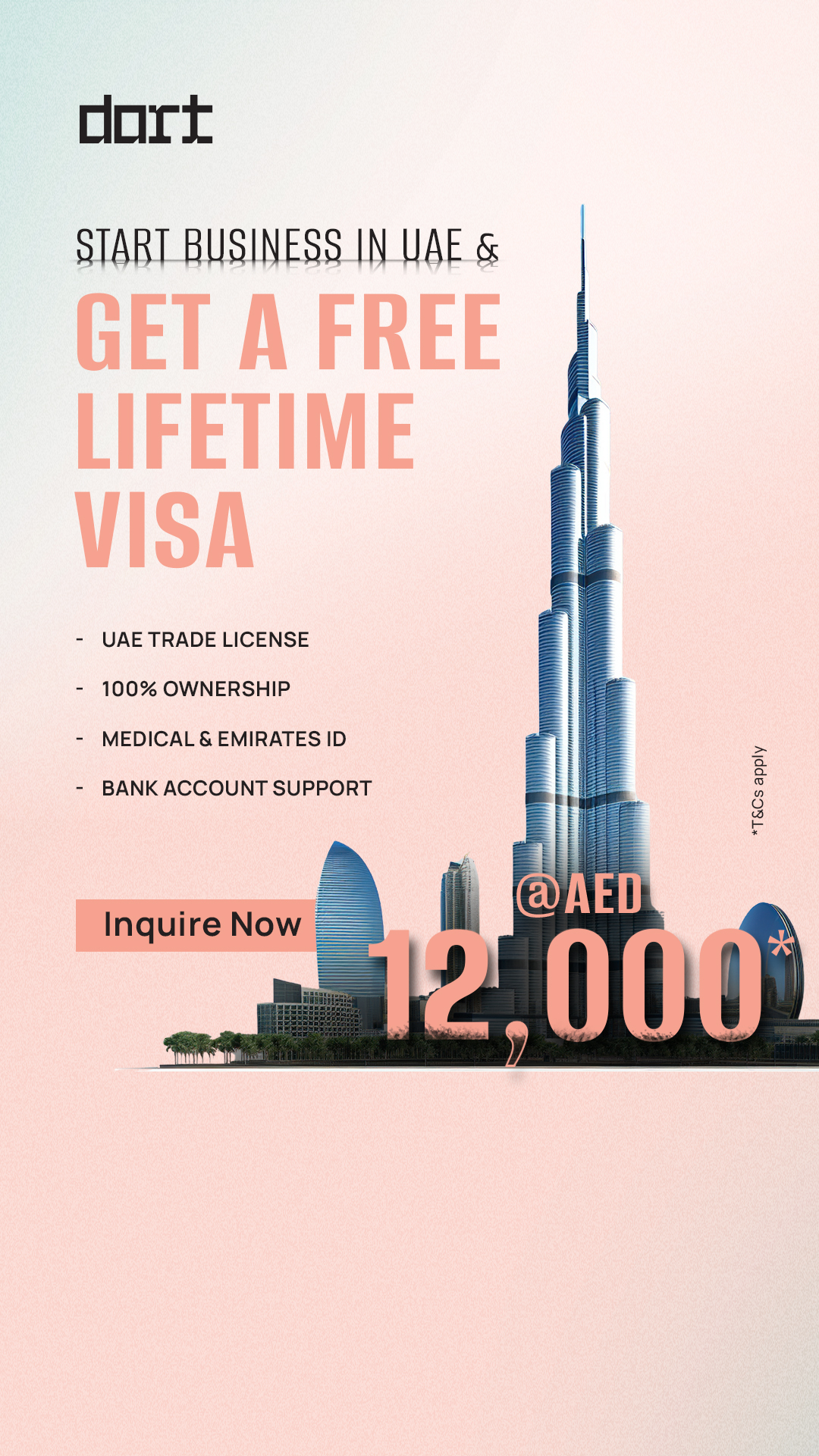 DART UAE Facebook ad