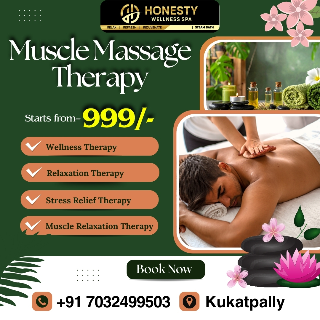 Honesty Wellness Spa Facebook ad: Stress Relief Therapy Starting ₹999