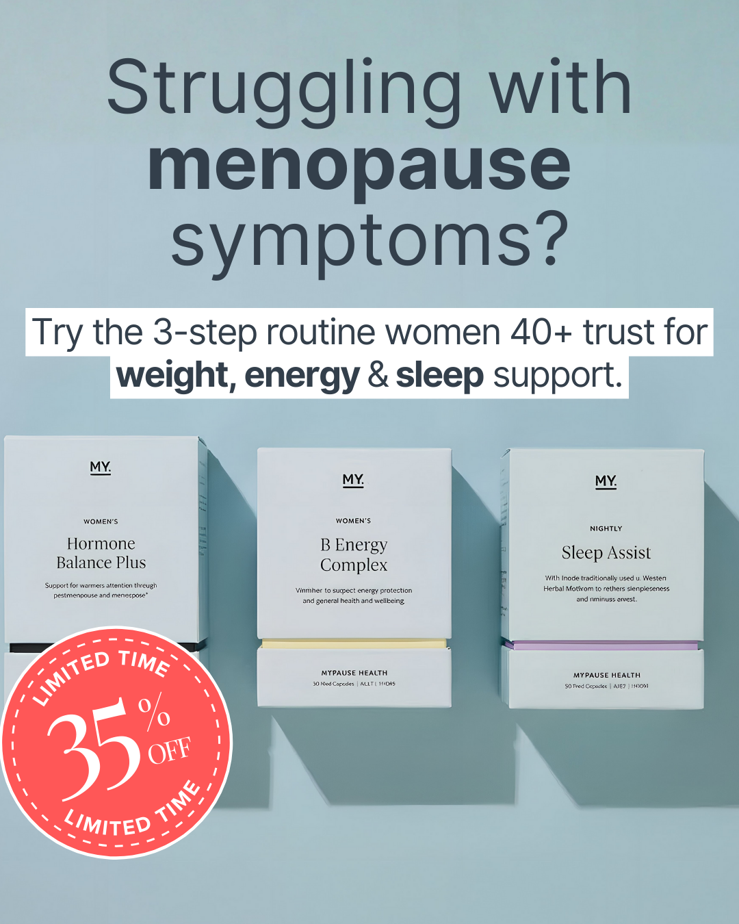 MyPause Health Facebook ad