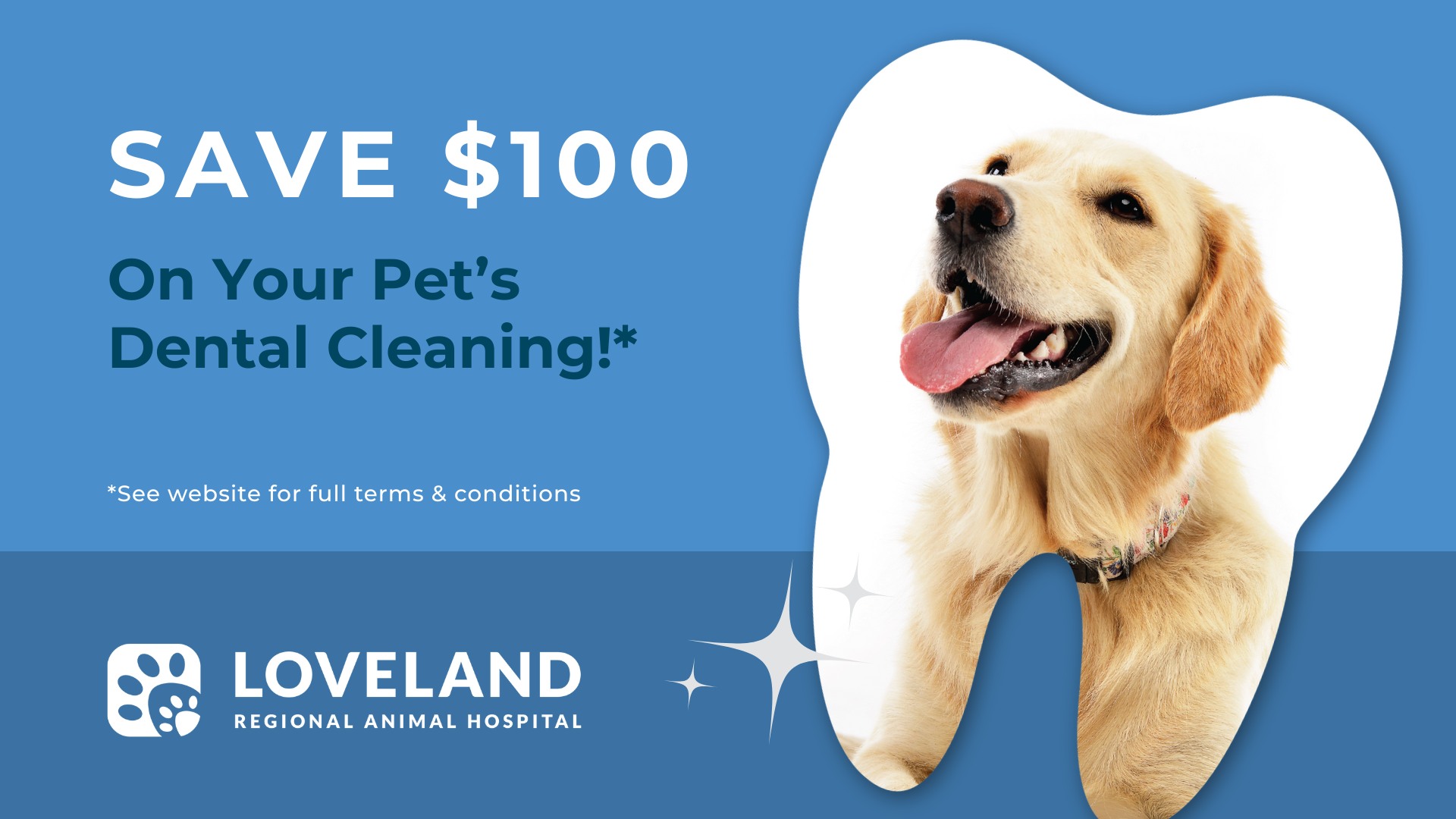 Loveland Regional Animal Hospital Facebook ad from Jan 30, 2026