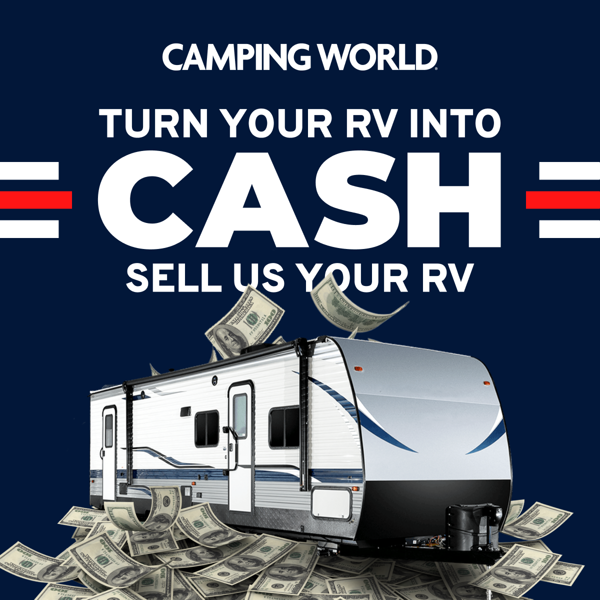Camping World Facebook ad
