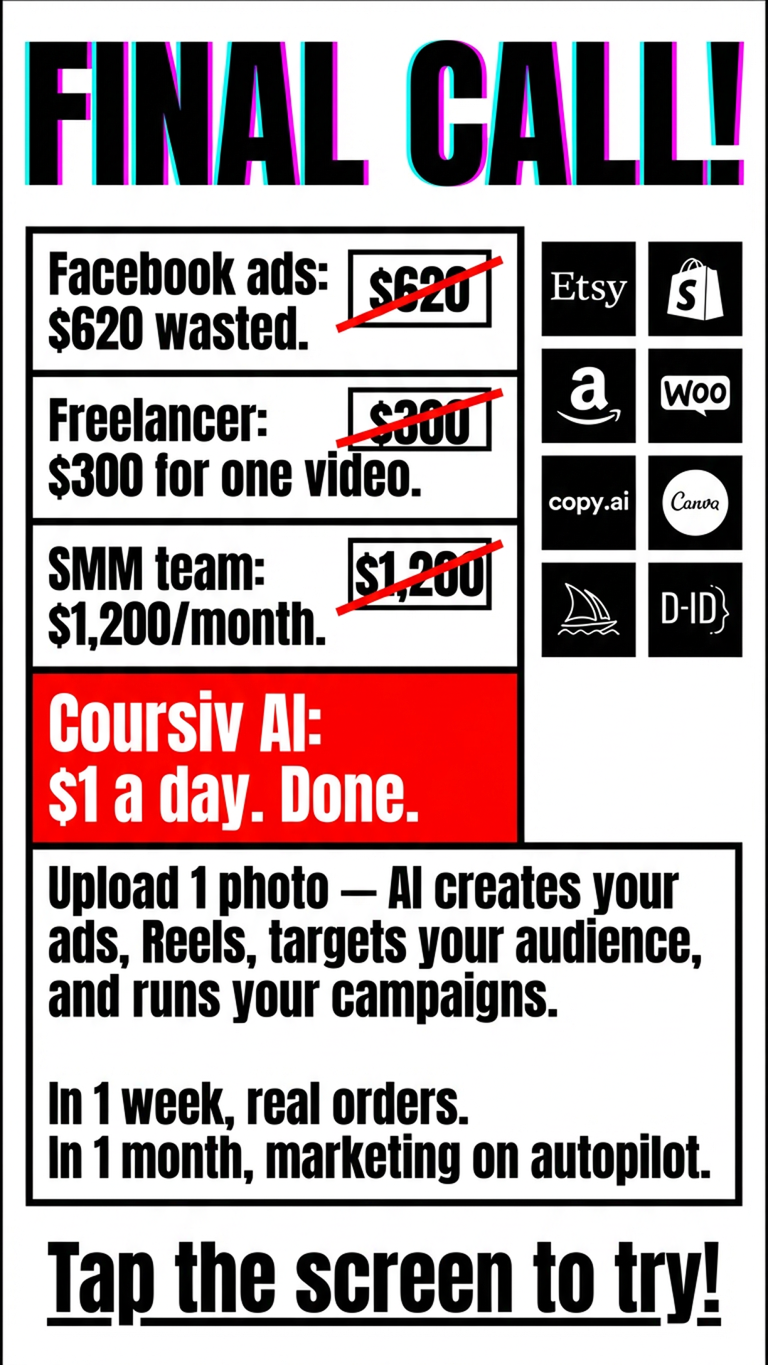 Practical AI Facebook ad