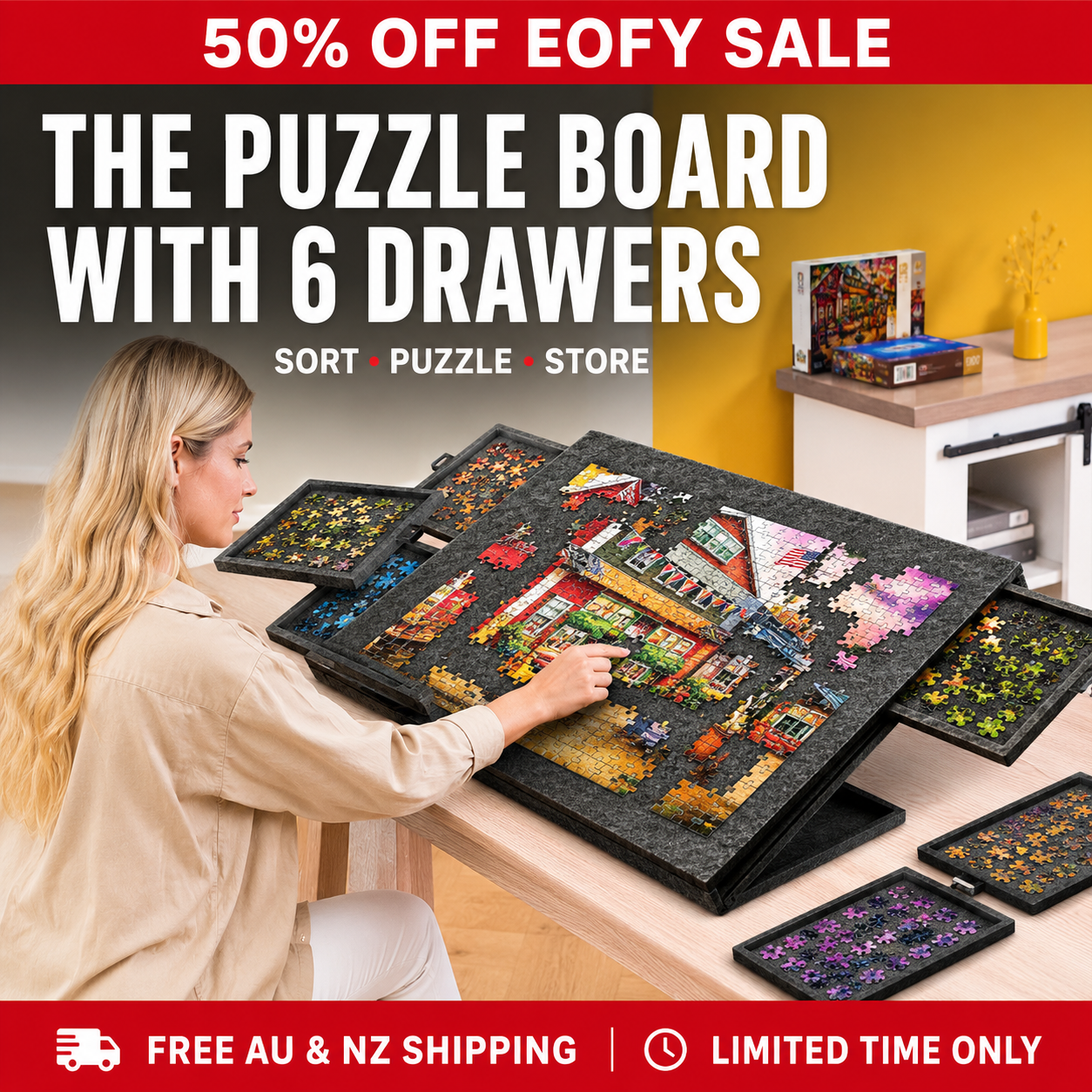 Puzzle & More Facebook ad: The Puzzle Upgrade Aussies Over 60 Love