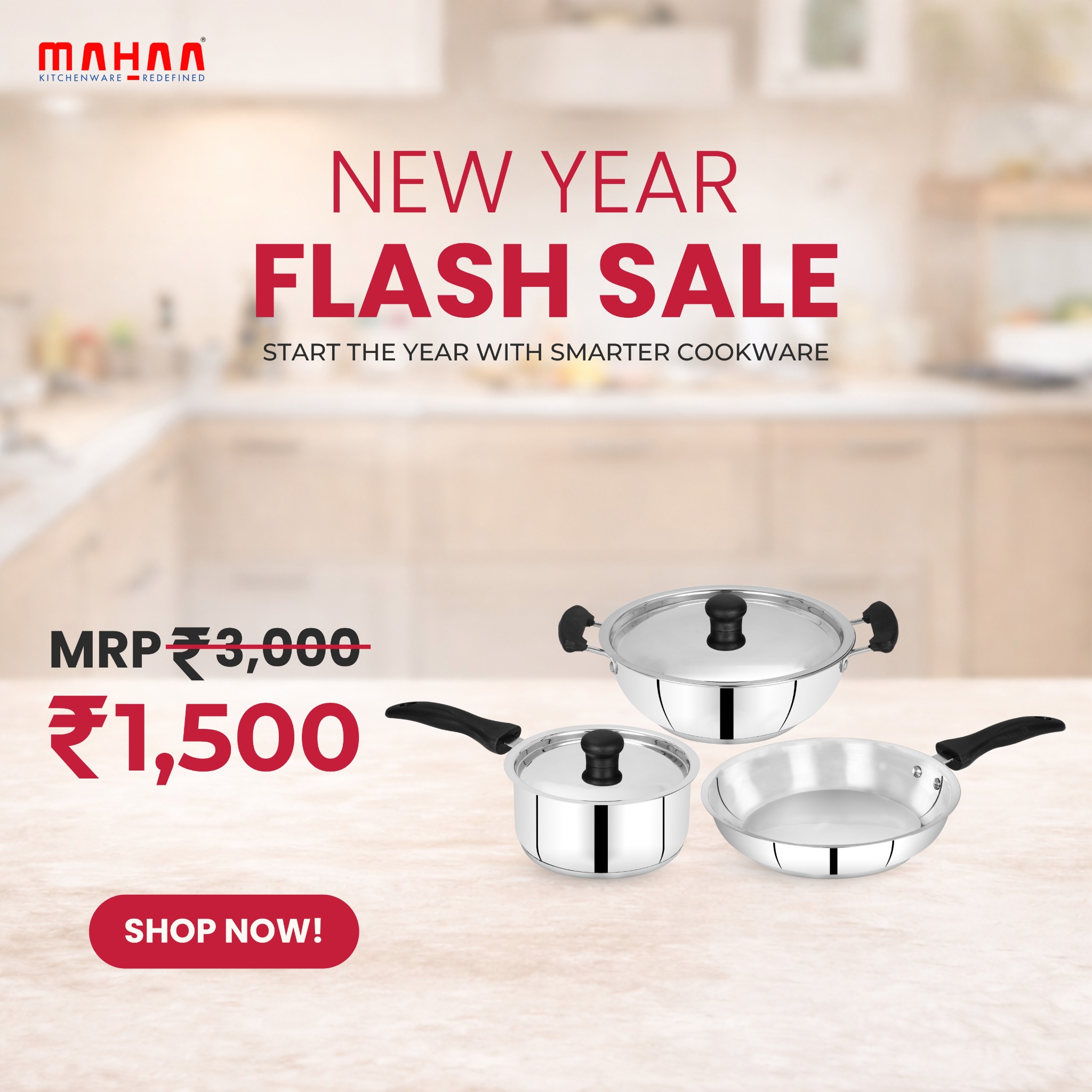 MAHAA Kitchenware Facebook ad