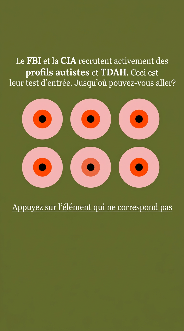 International IQ test Facebook ad