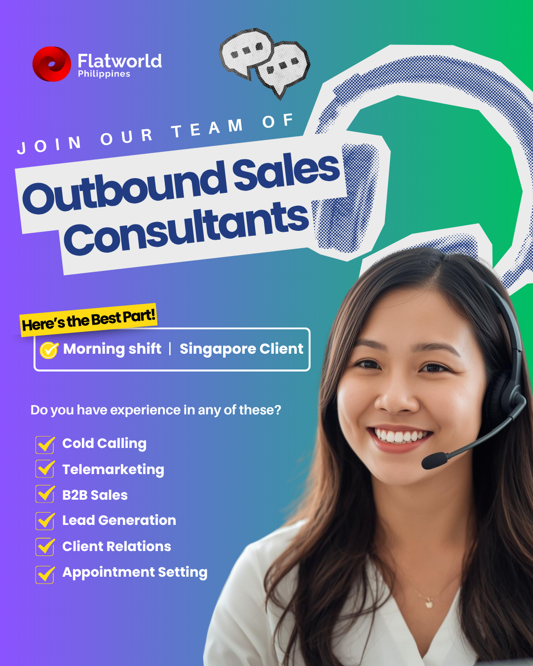 Flatworldphcareers Facebook ad from Apr 17, 2026