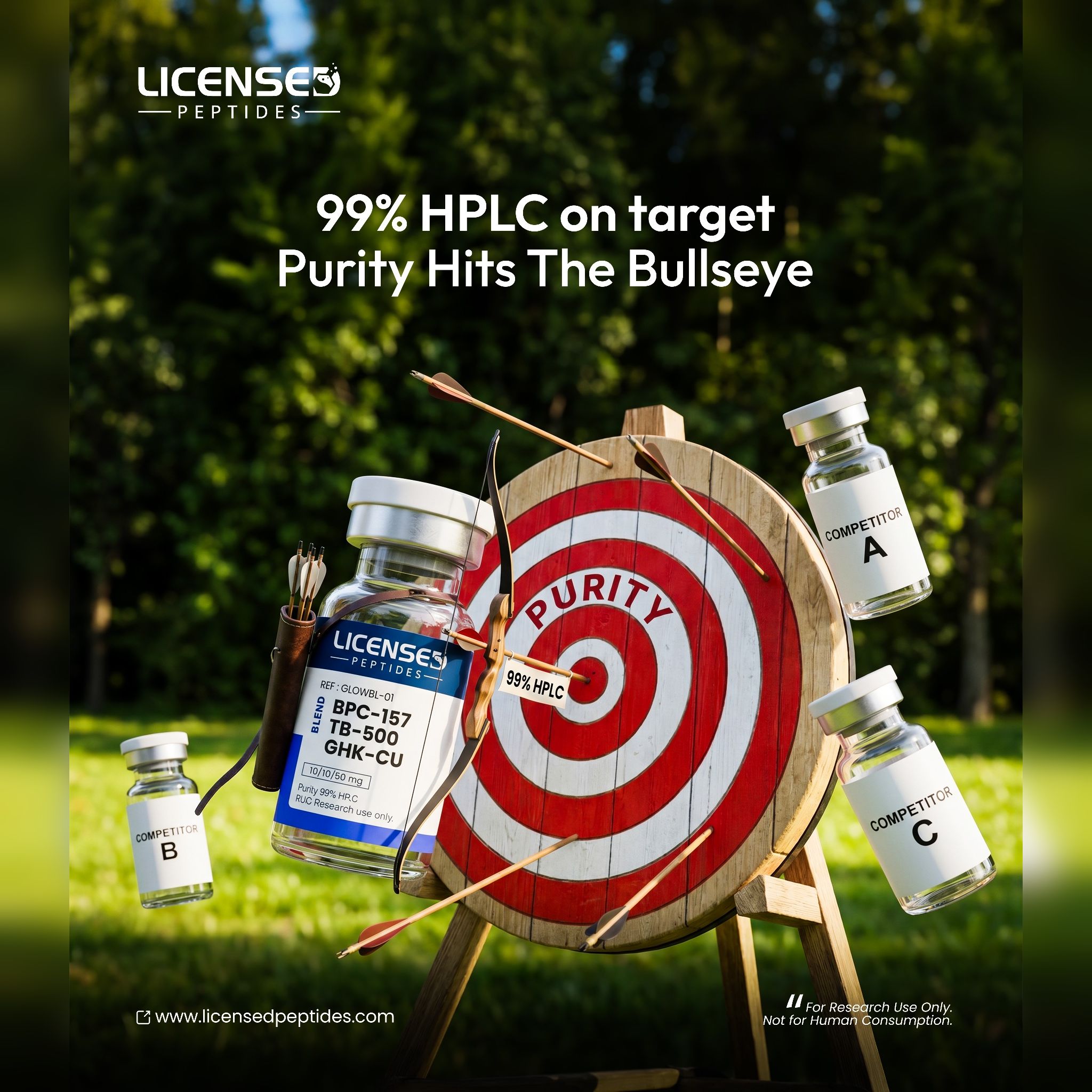 Licensed Peptides Research Updates Facebook ad