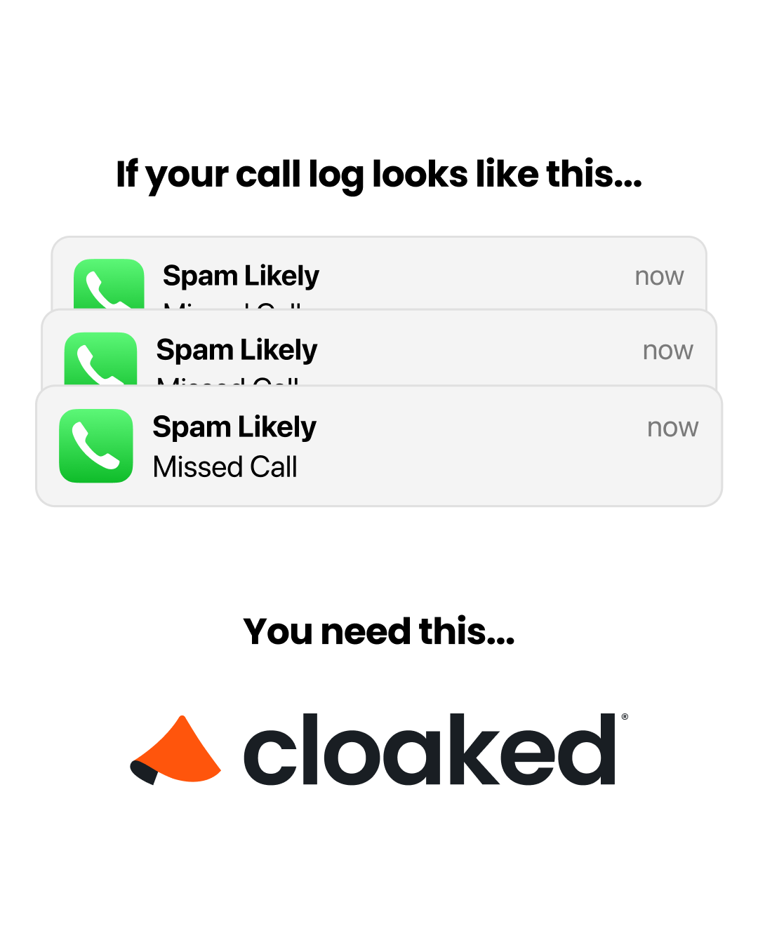 Cloaked Inc. Facebook ad