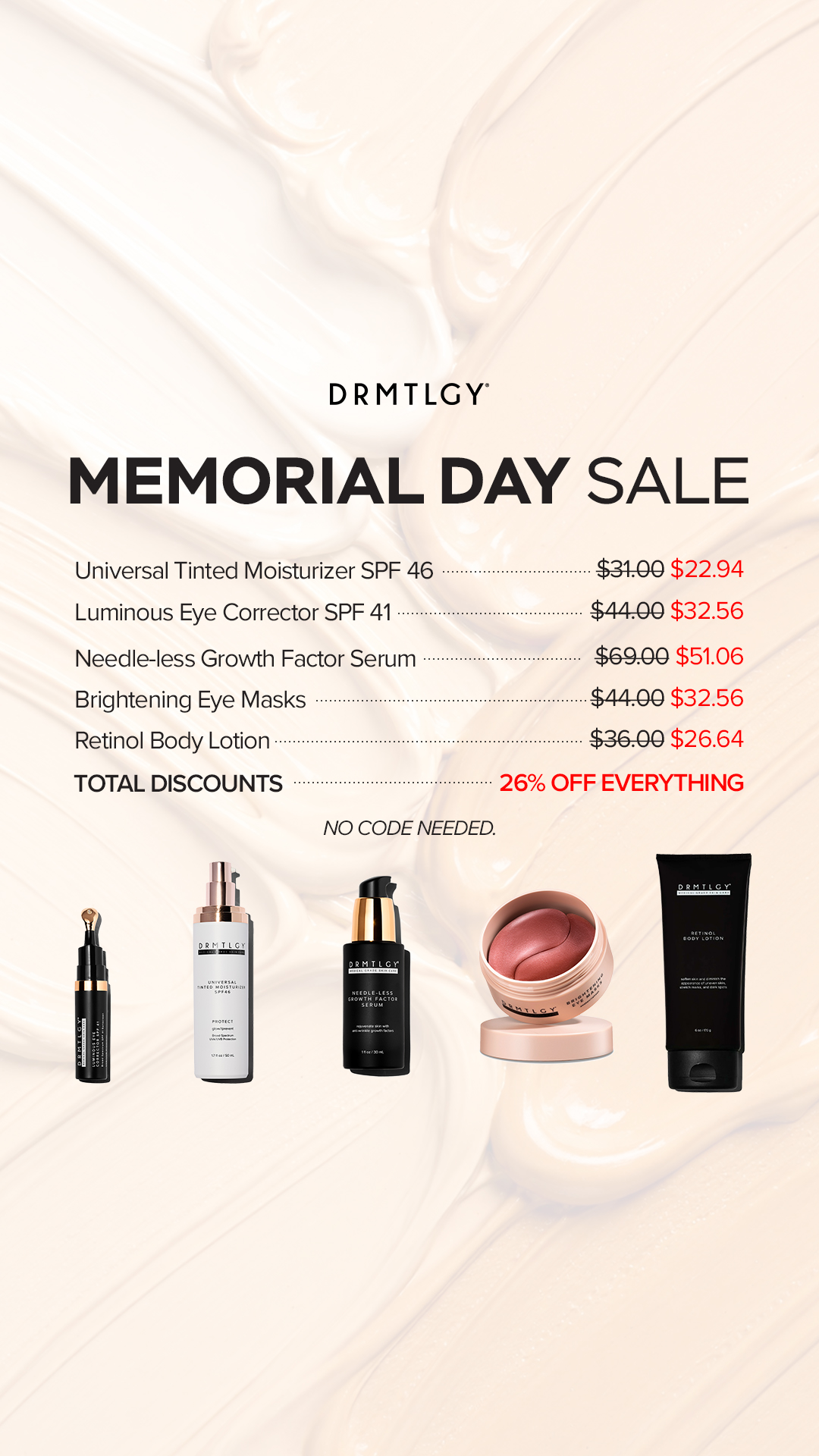 DRMTLGY Facebook ad