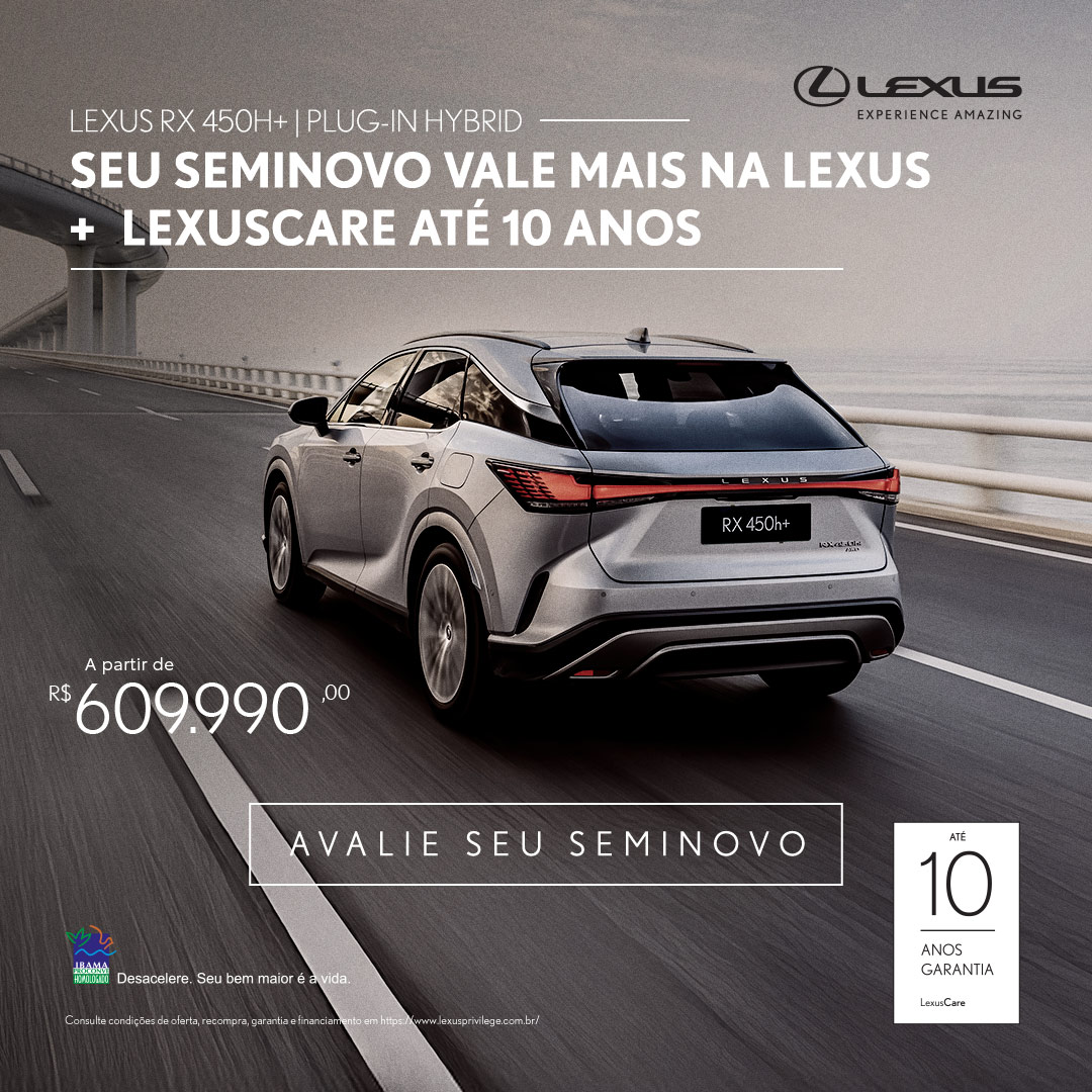 Lexus Brasil Facebook ad from Mar 13, 2026