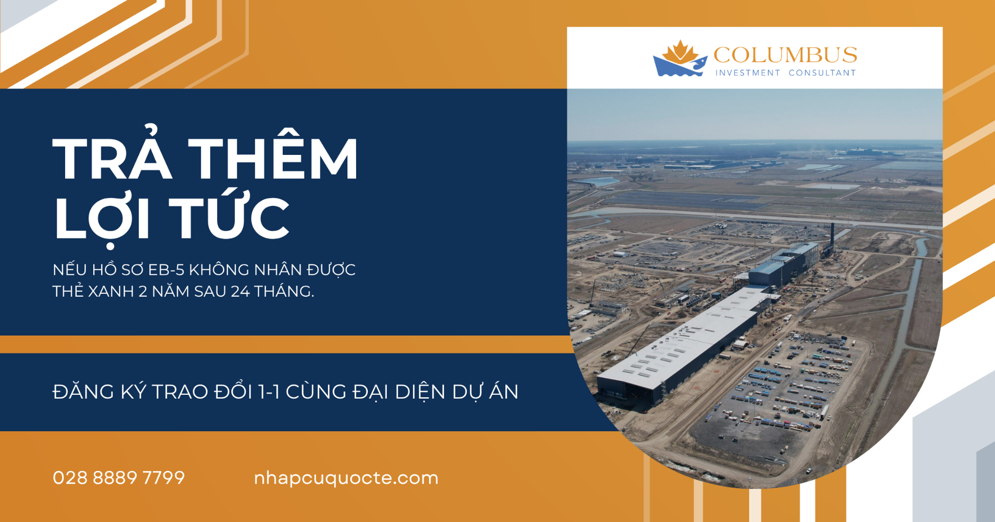 Columbus Immigration Consultant Facebook ad: Đăng ký tư vấn ngay!
