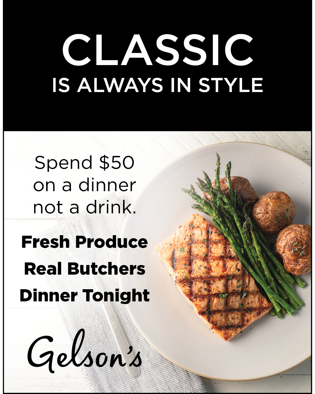 Gelson's Markets Facebook ad from Apr 3, 2026