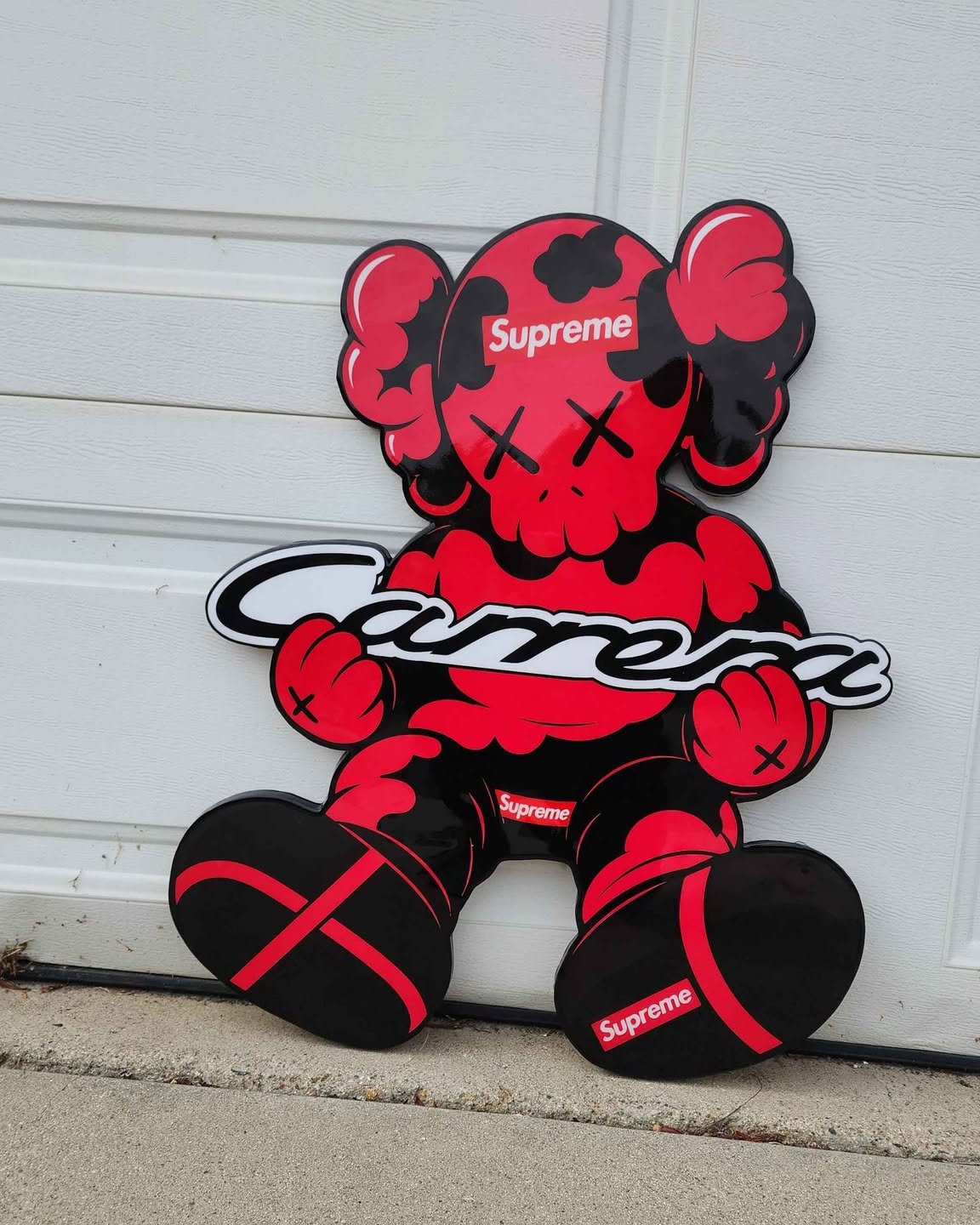 Samantha Aguilar Facebook ad: Porsche Carrera Wooden Garage Sign, 3ft